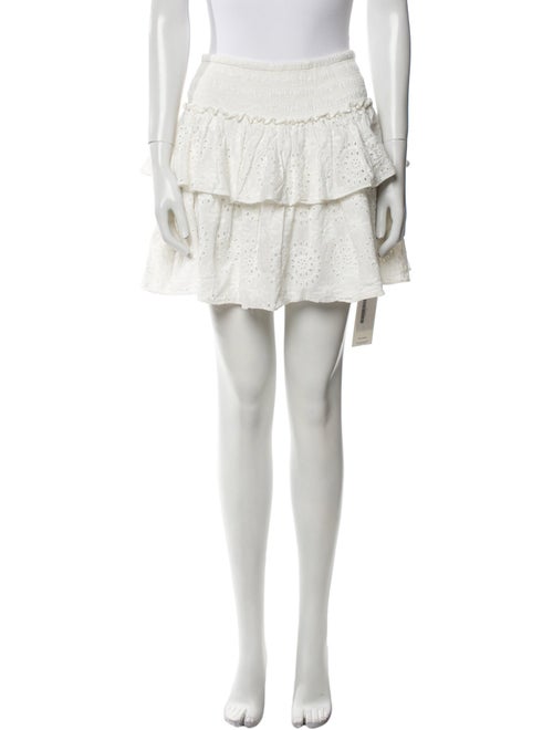 Ramy Brook Embroidered Accent Mini Skirt