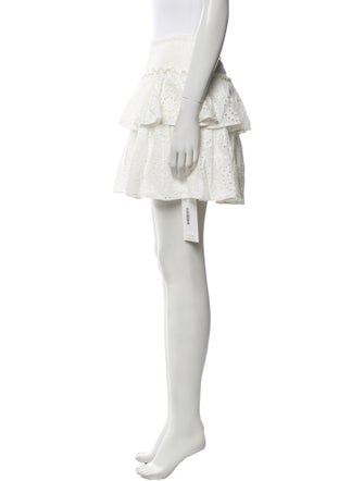 Ramy Brook Embroidered Accent Mini Skirt