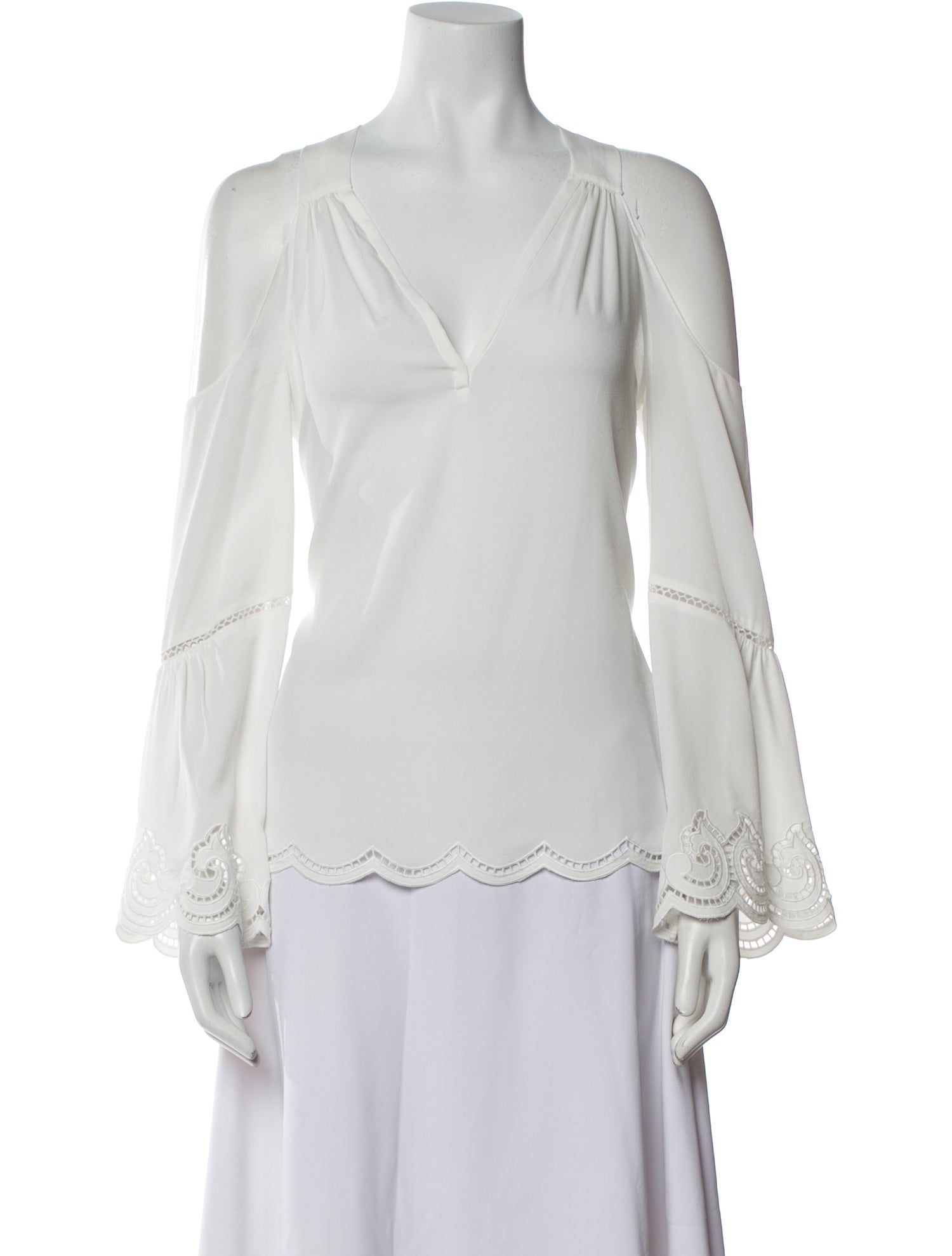 Ramy Brook V-Neck Long Sleeve Blouse