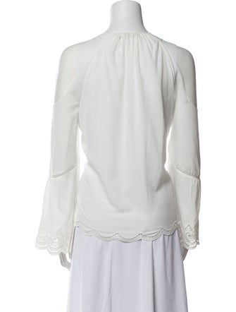 Ramy Brook V-Neck Long Sleeve Blouse