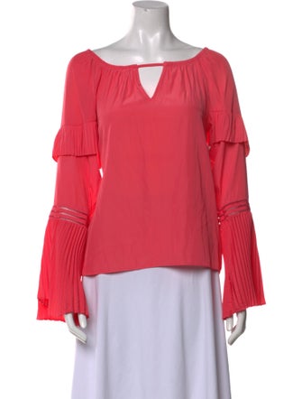 Ramy Brook Square Neckline Long Sleeve Blouse w/ Tags