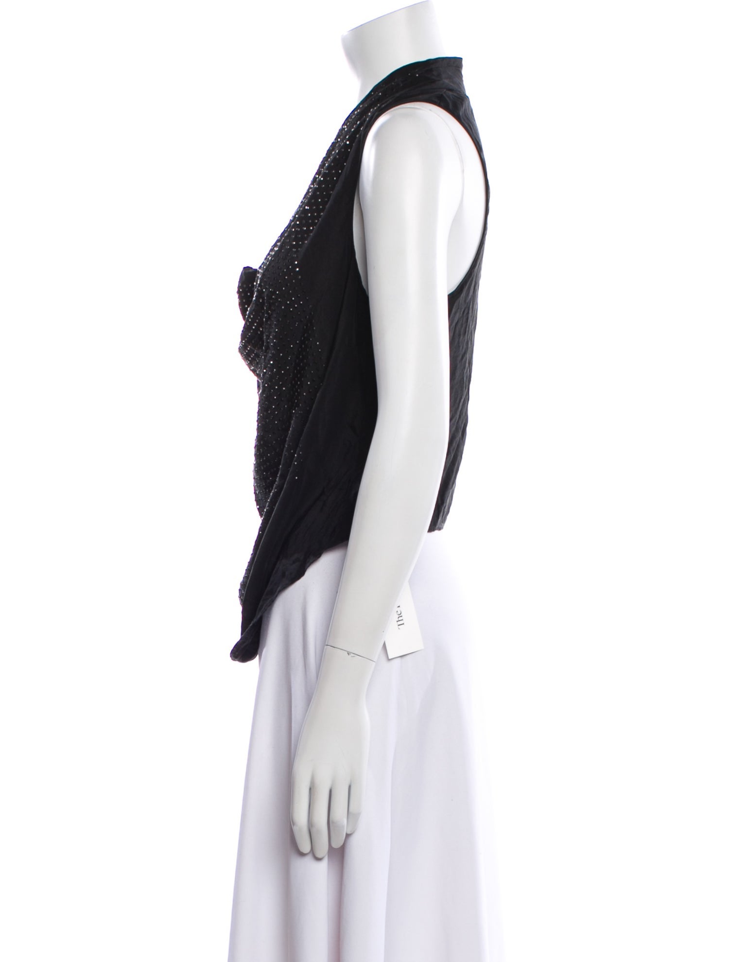 Ramy Brook Silk Cowl Neck Top