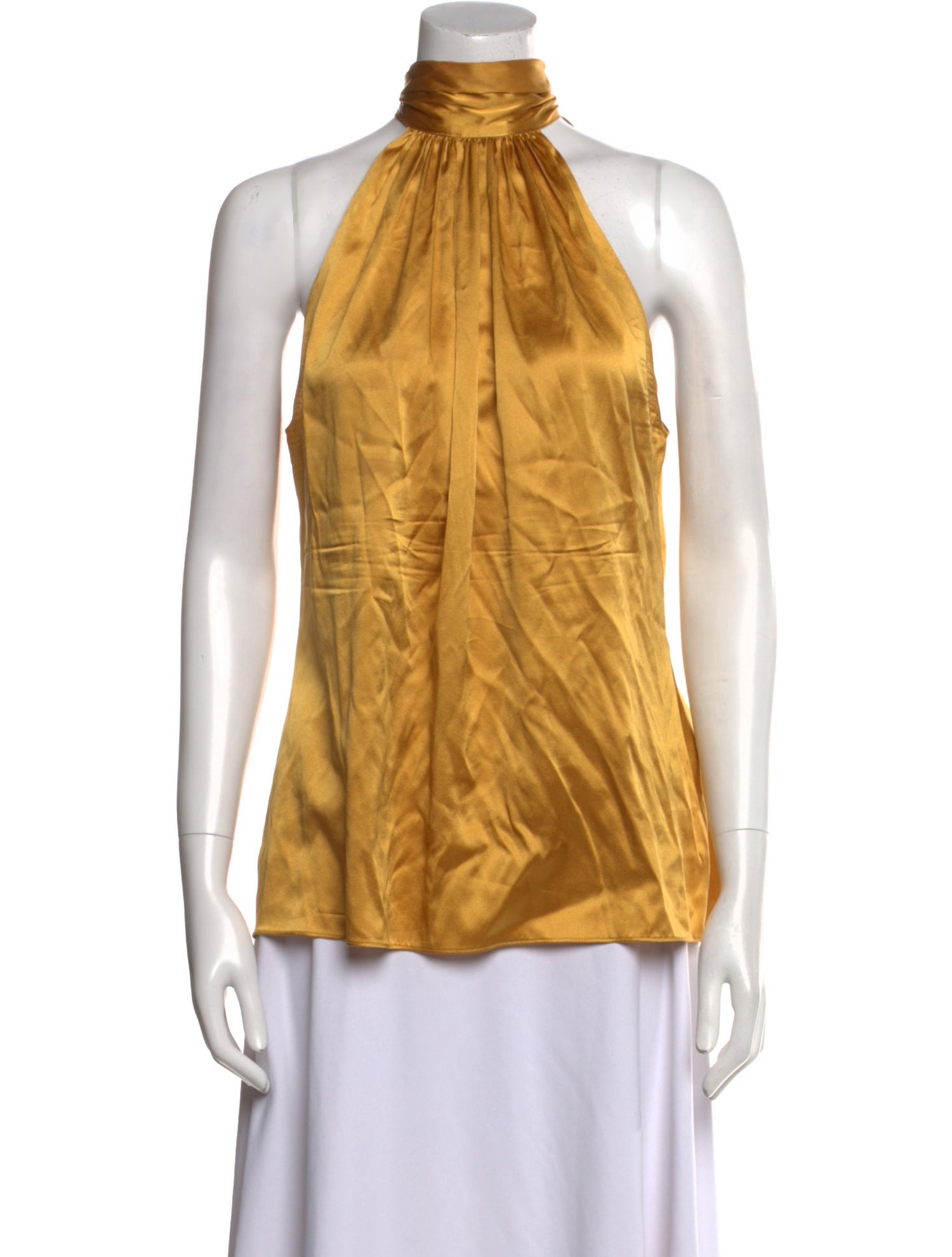 Ramy Brook Silk Mock Neck Blouse