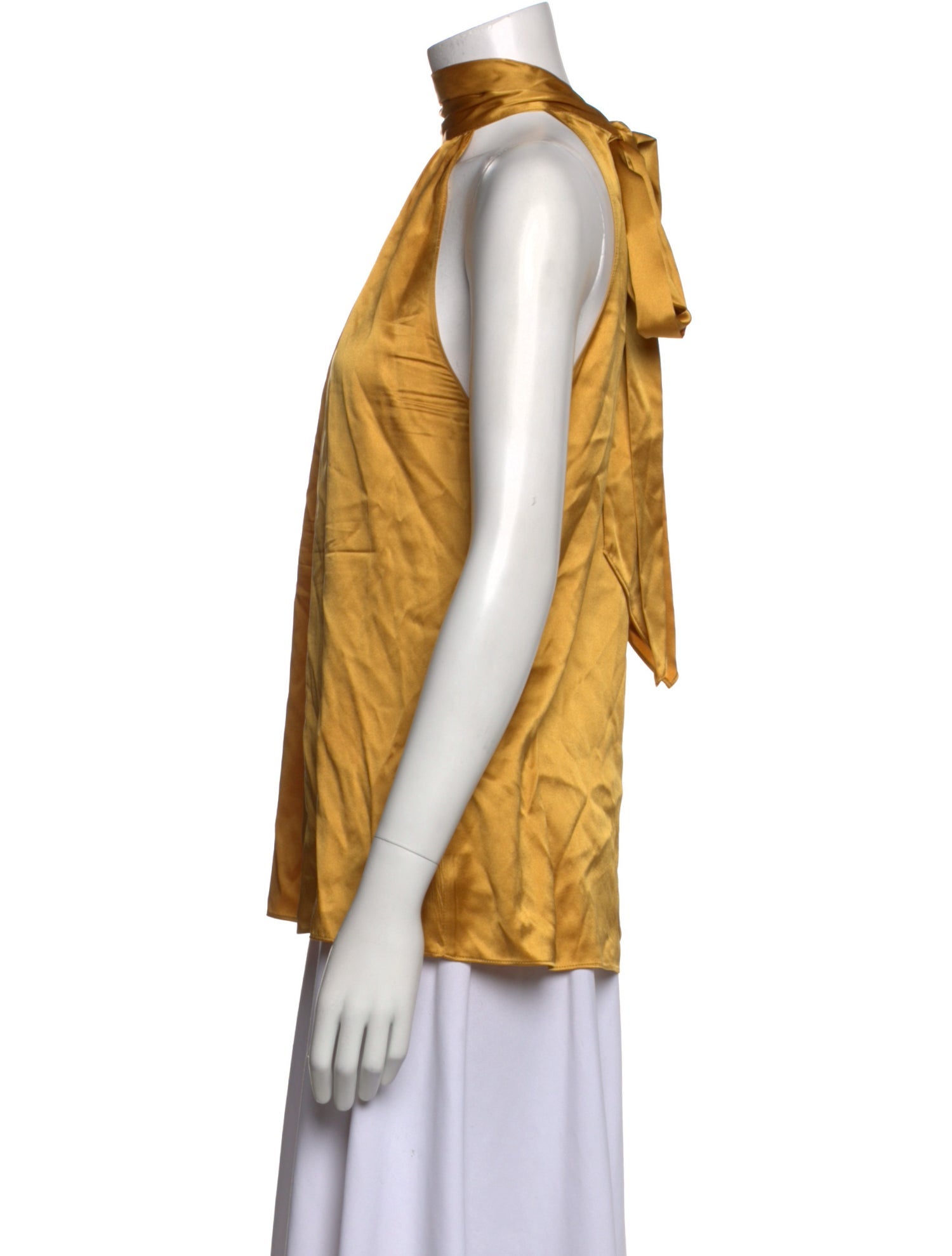 Ramy Brook Silk Mock Neck Blouse