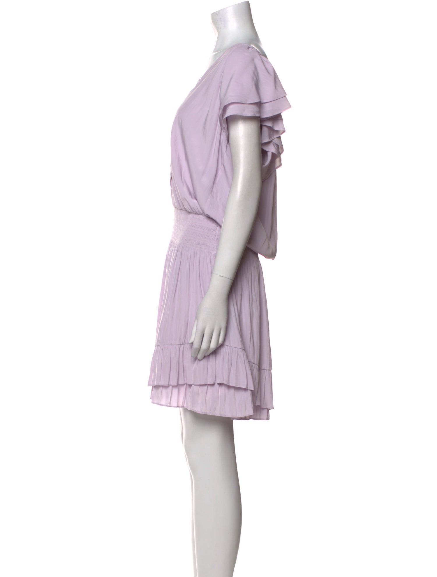 Ramy Brook V-Neck Knee-Length Dress