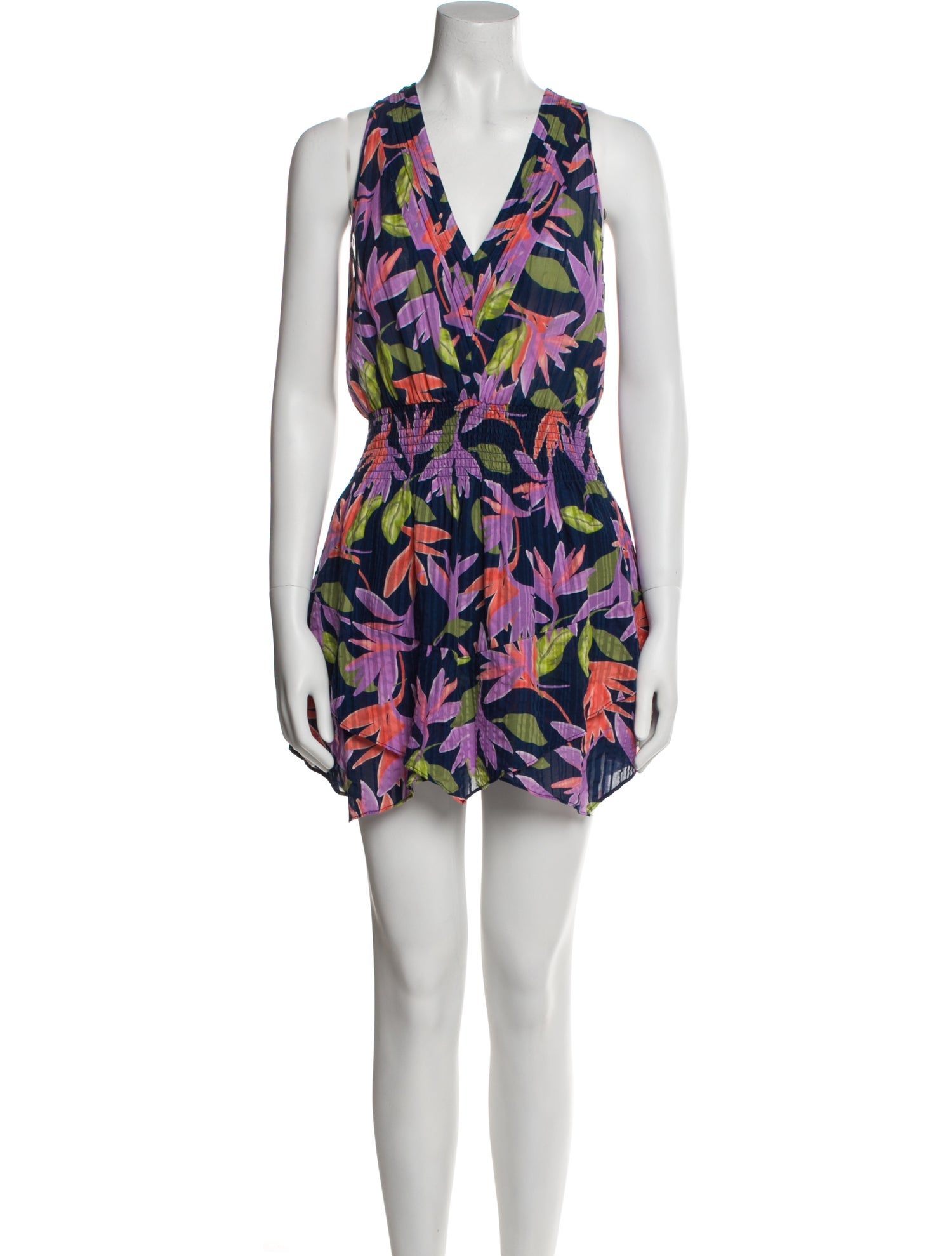 Ramy Brook Floral Print Mini Dress