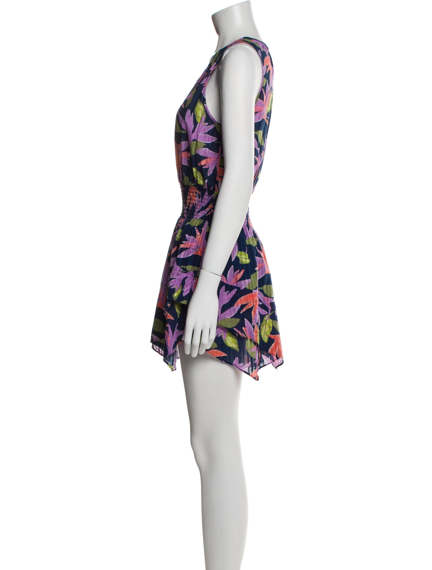 Ramy Brook Floral Print Mini Dress