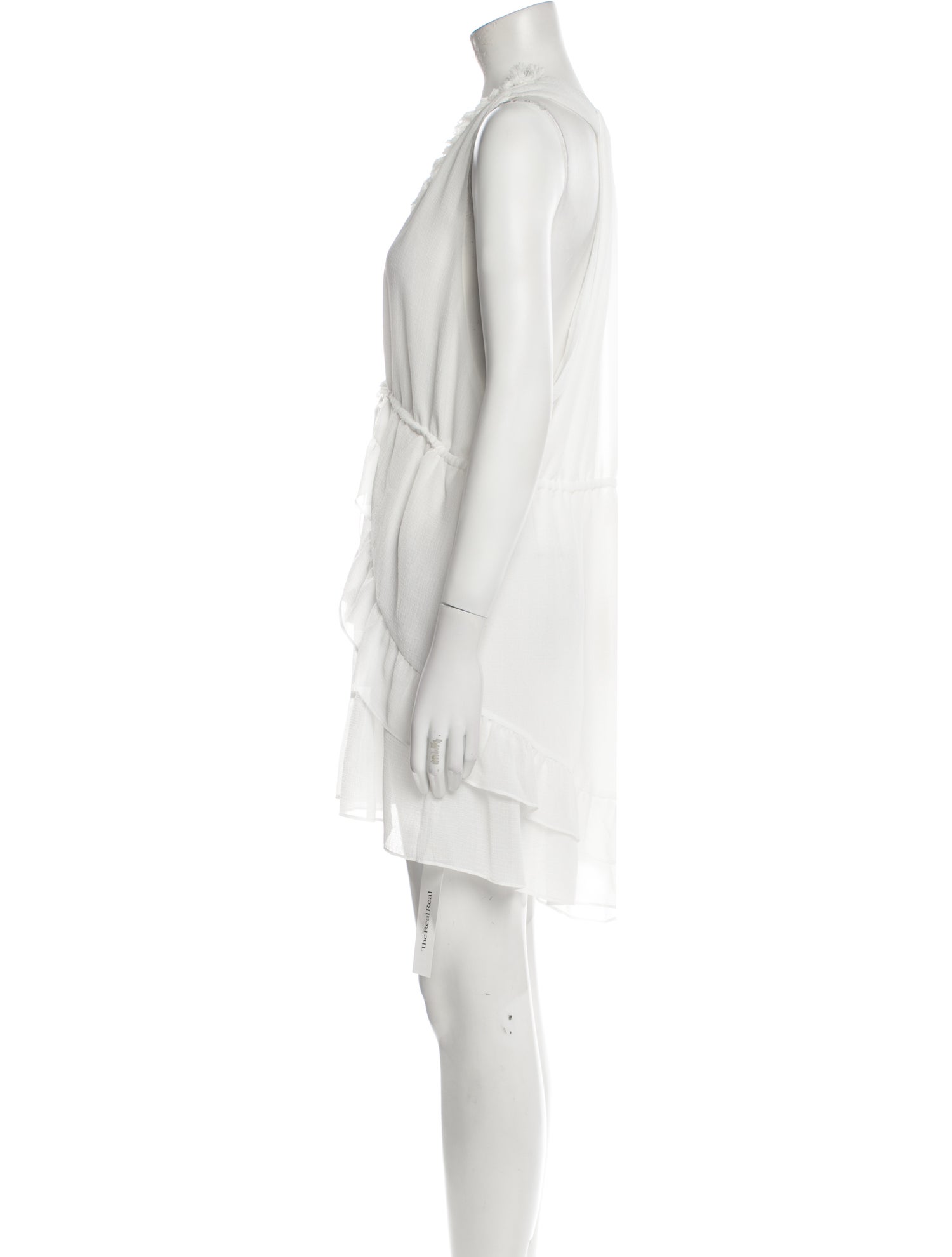 Ramy Brook Plunge Neckline Mini Dress