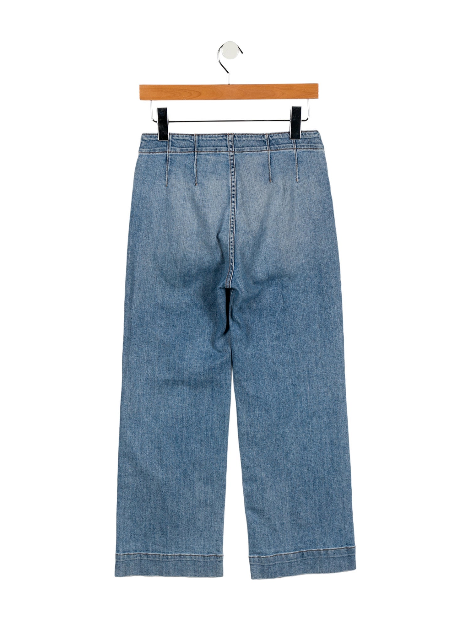 Ramy Brook Mid-Rise Wide Leg Jeans