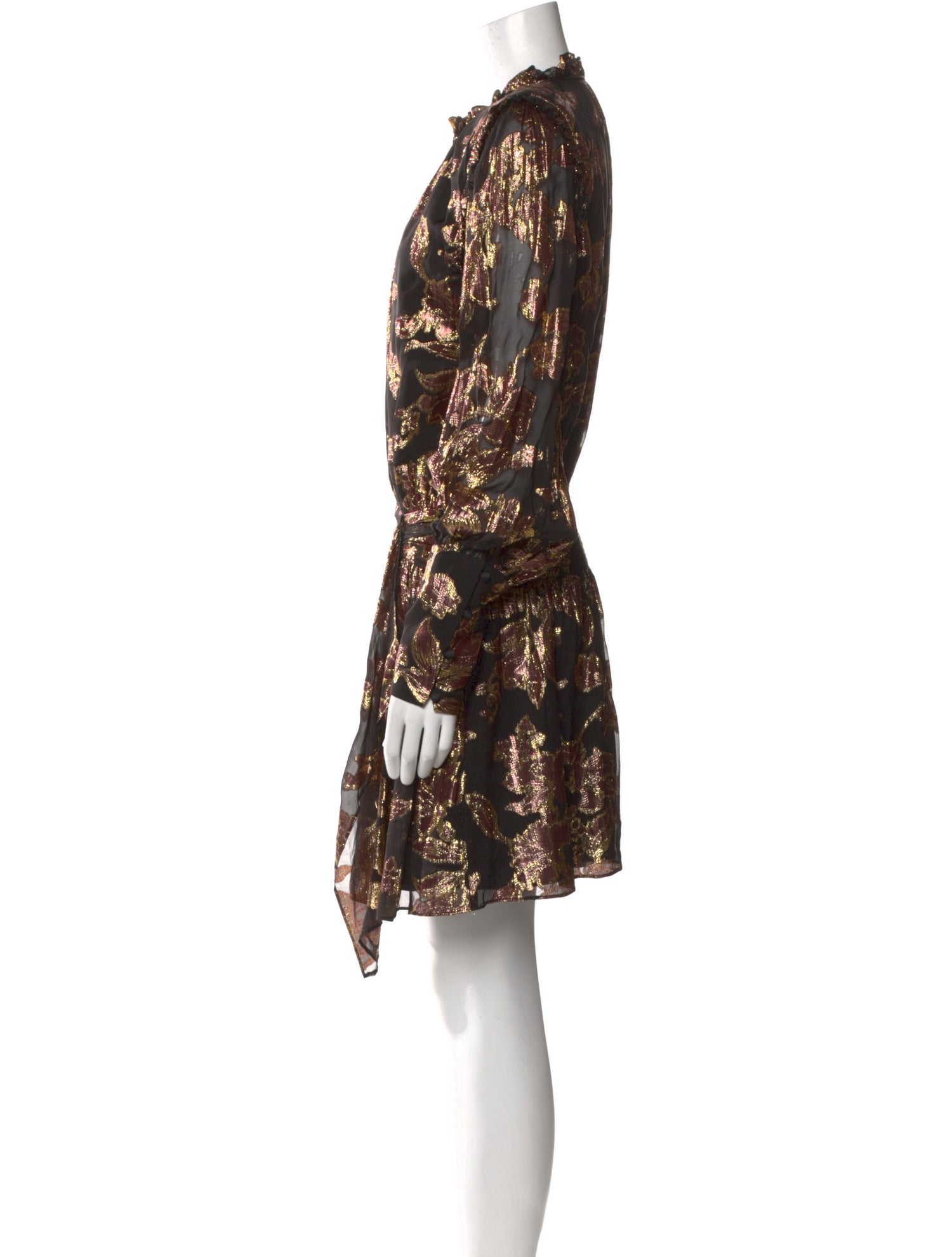 Ramy Brook Floral Print Mini Dress