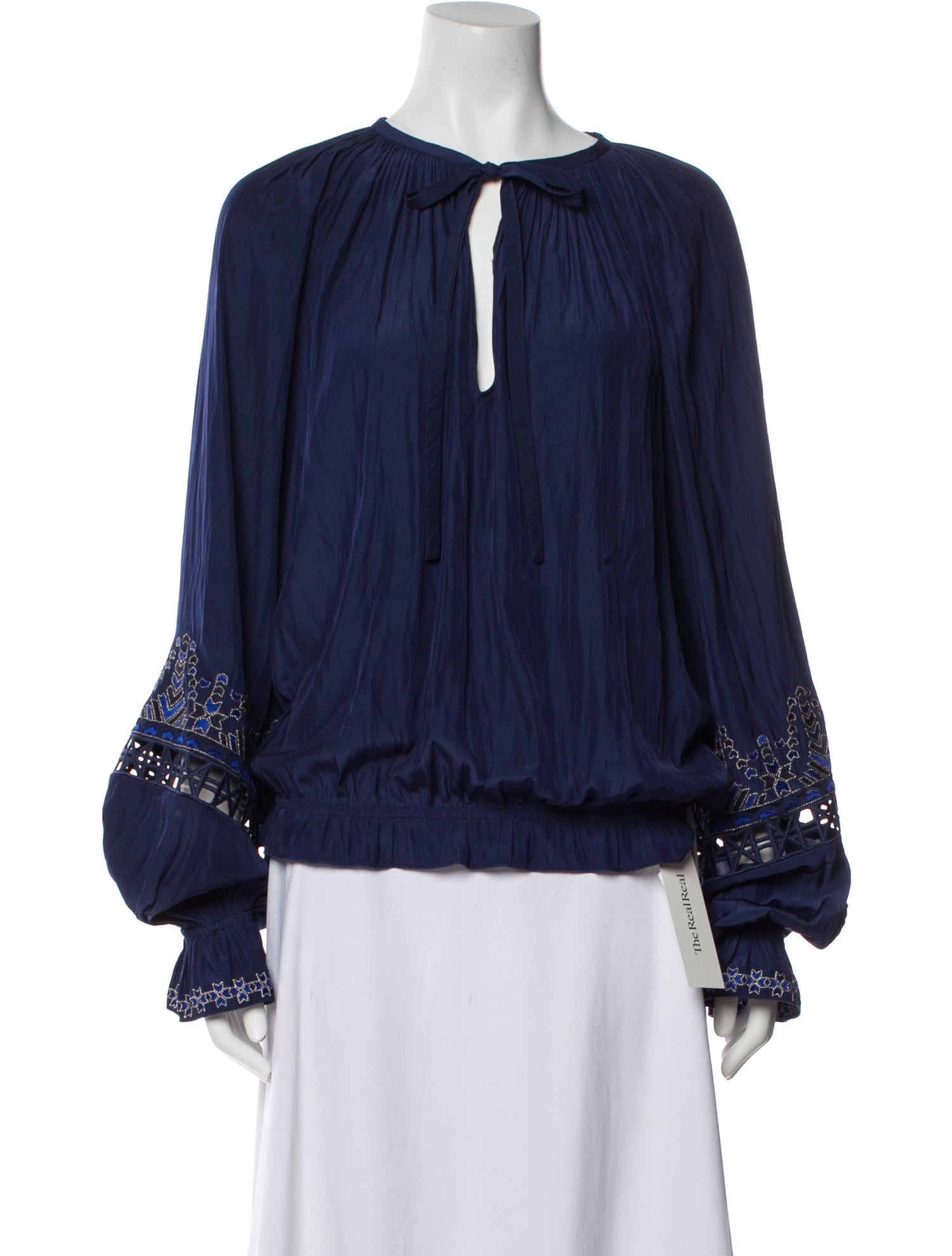 Ramy Brook V-Neck Long Sleeve Blouse