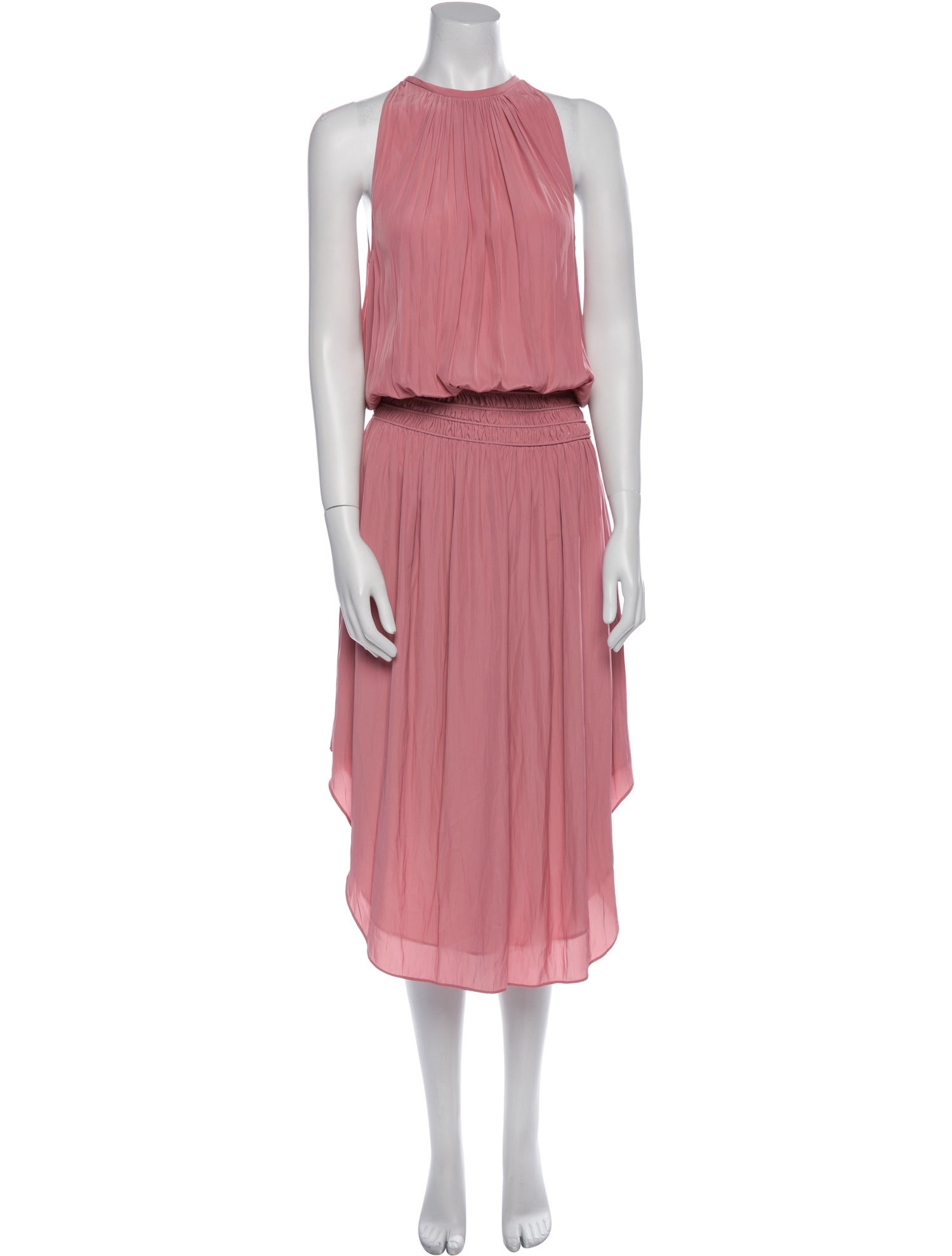 Ramy Brook Crew Neck Midi Length Dress