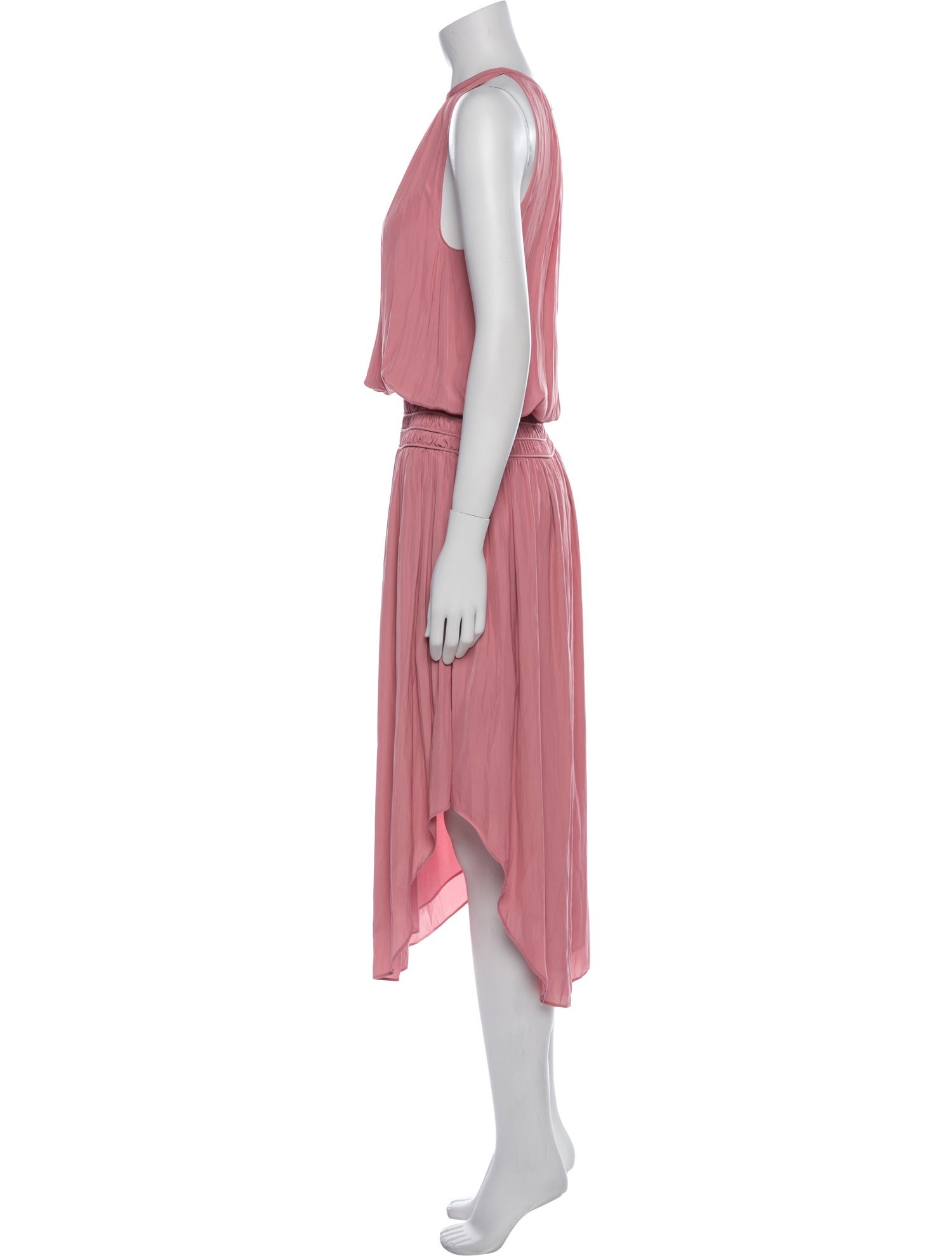 Ramy Brook Crew Neck Midi Length Dress