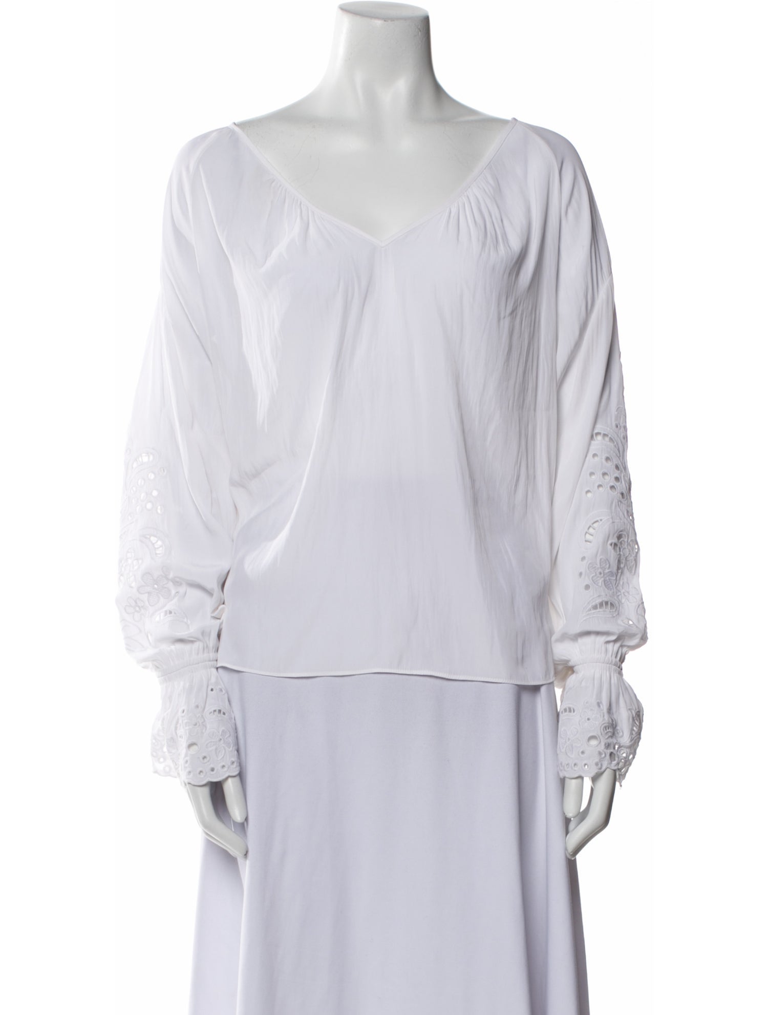 Ramy Brook V-Neck Long Sleeve Blouse