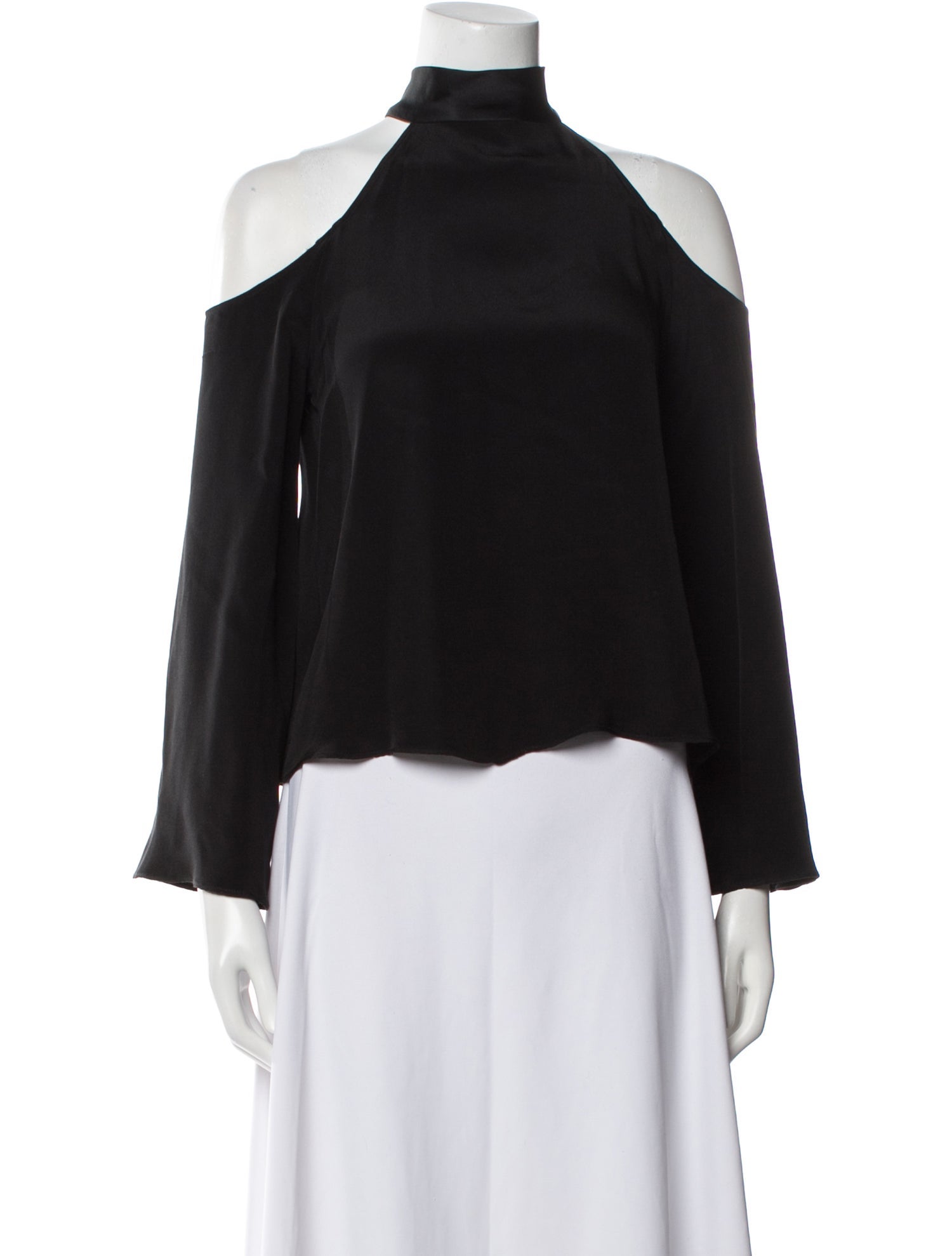Ramy Brook Silk Off-The-Shoulder Blouse