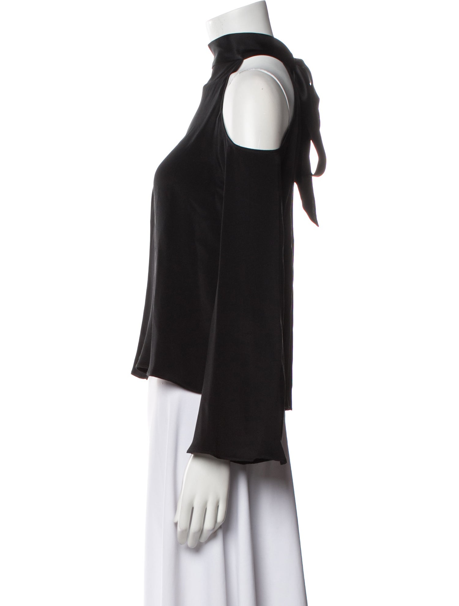 Ramy Brook Silk Off-The-Shoulder Blouse