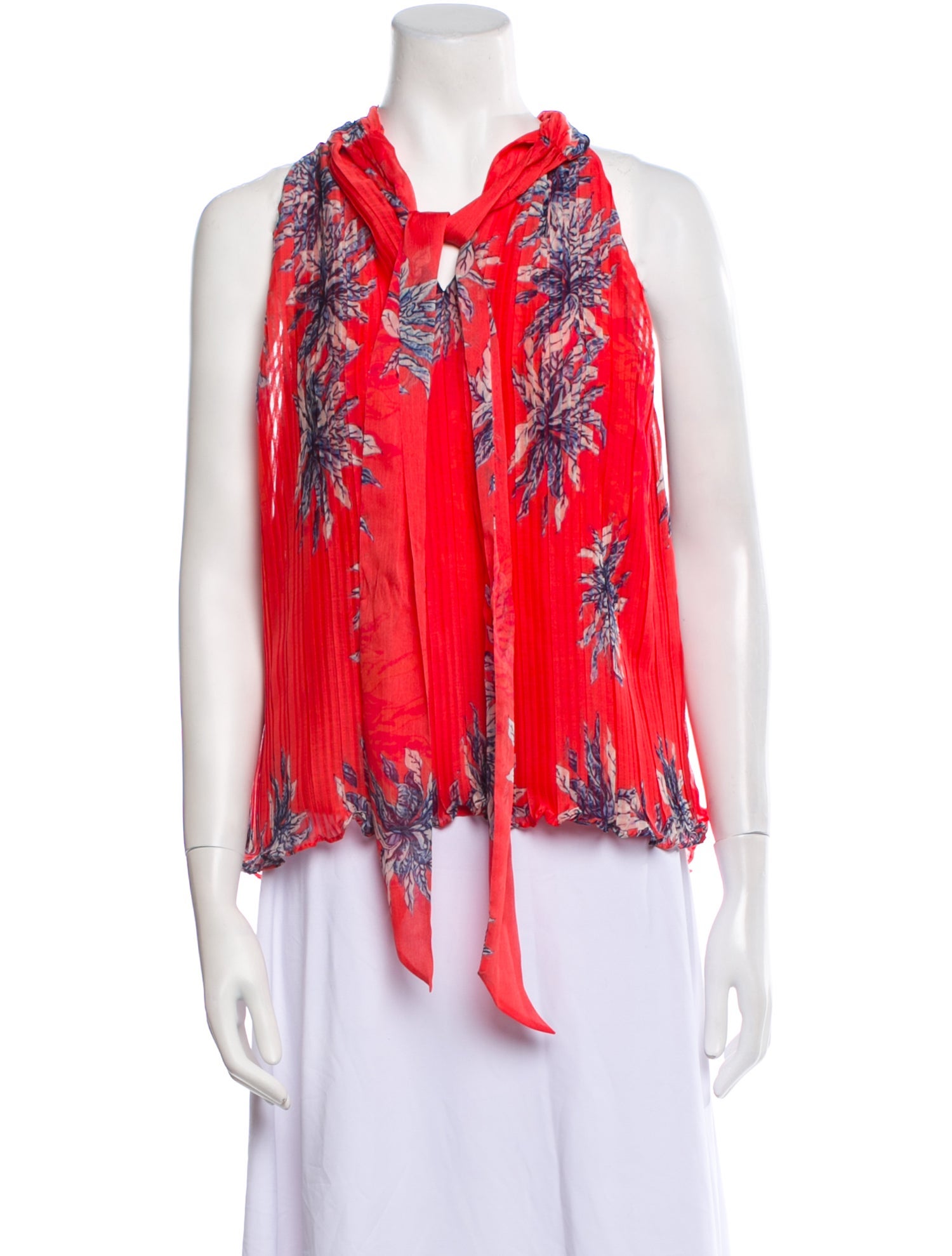 Ramy Brook V-Neck Sleeveless Blouse