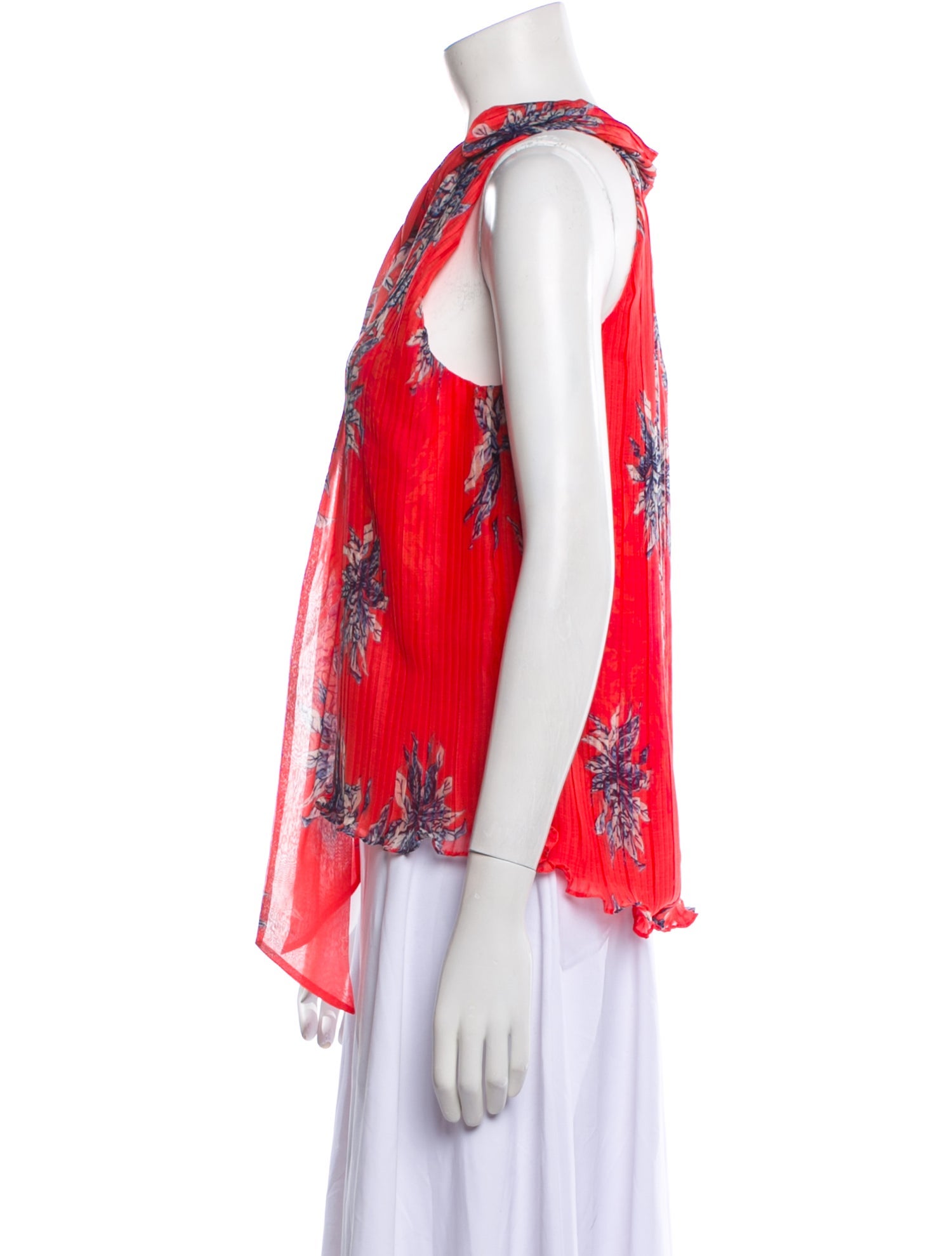 Ramy Brook V-Neck Sleeveless Blouse