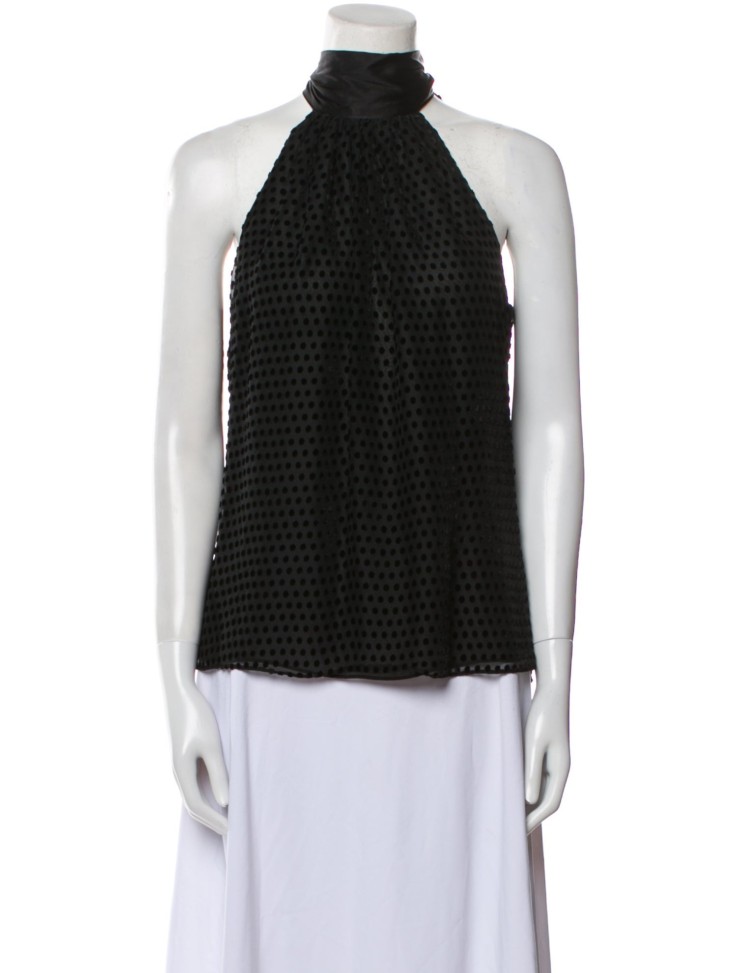 Ramy Brook Mock Neck Sleeveless Blouse