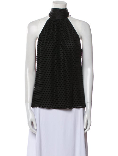 Ramy Brook Mock Neck Sleeveless Blouse