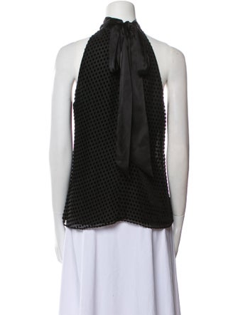 Ramy Brook Mock Neck Sleeveless Blouse