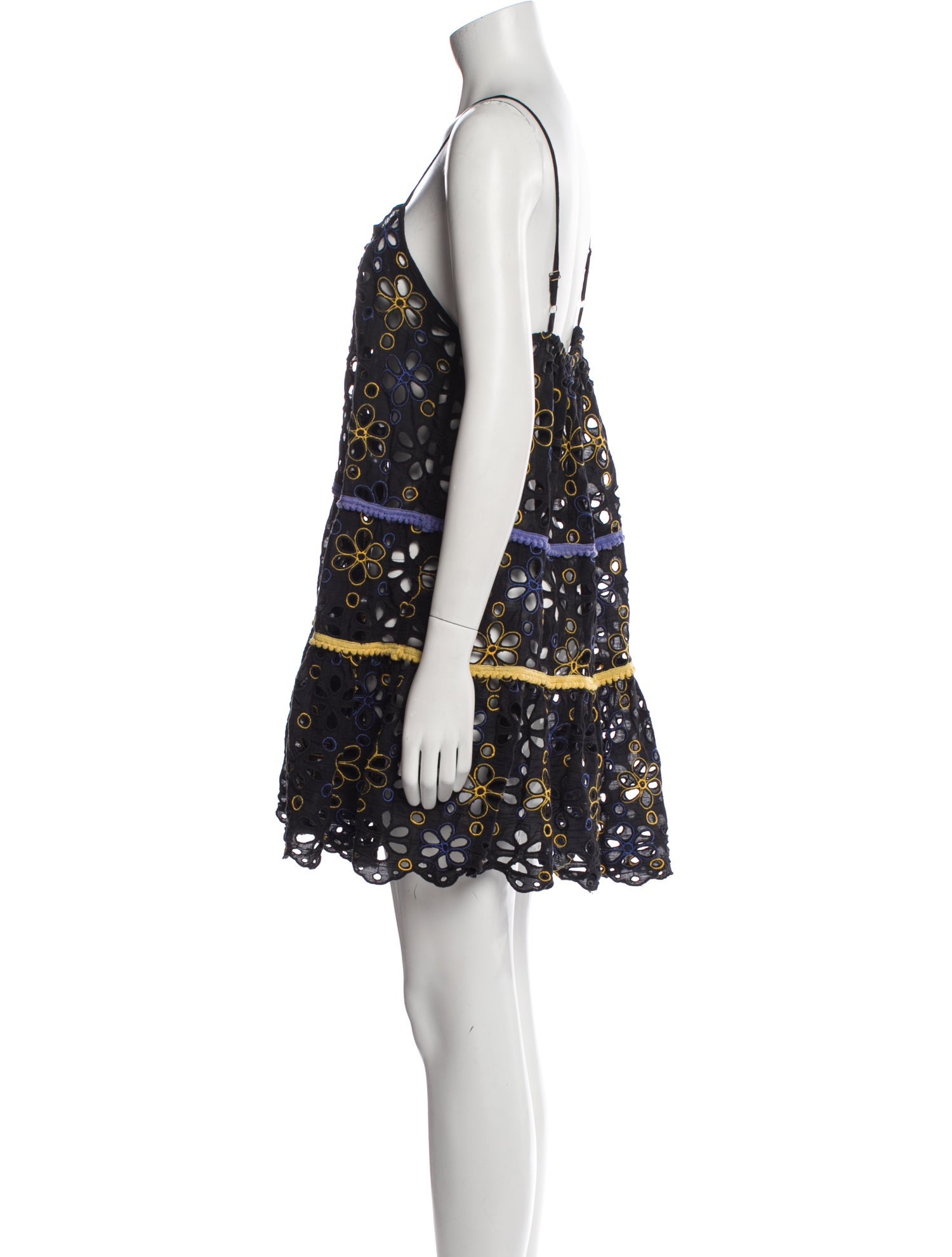 Ramy Brook Lace Pattern Mini Dress