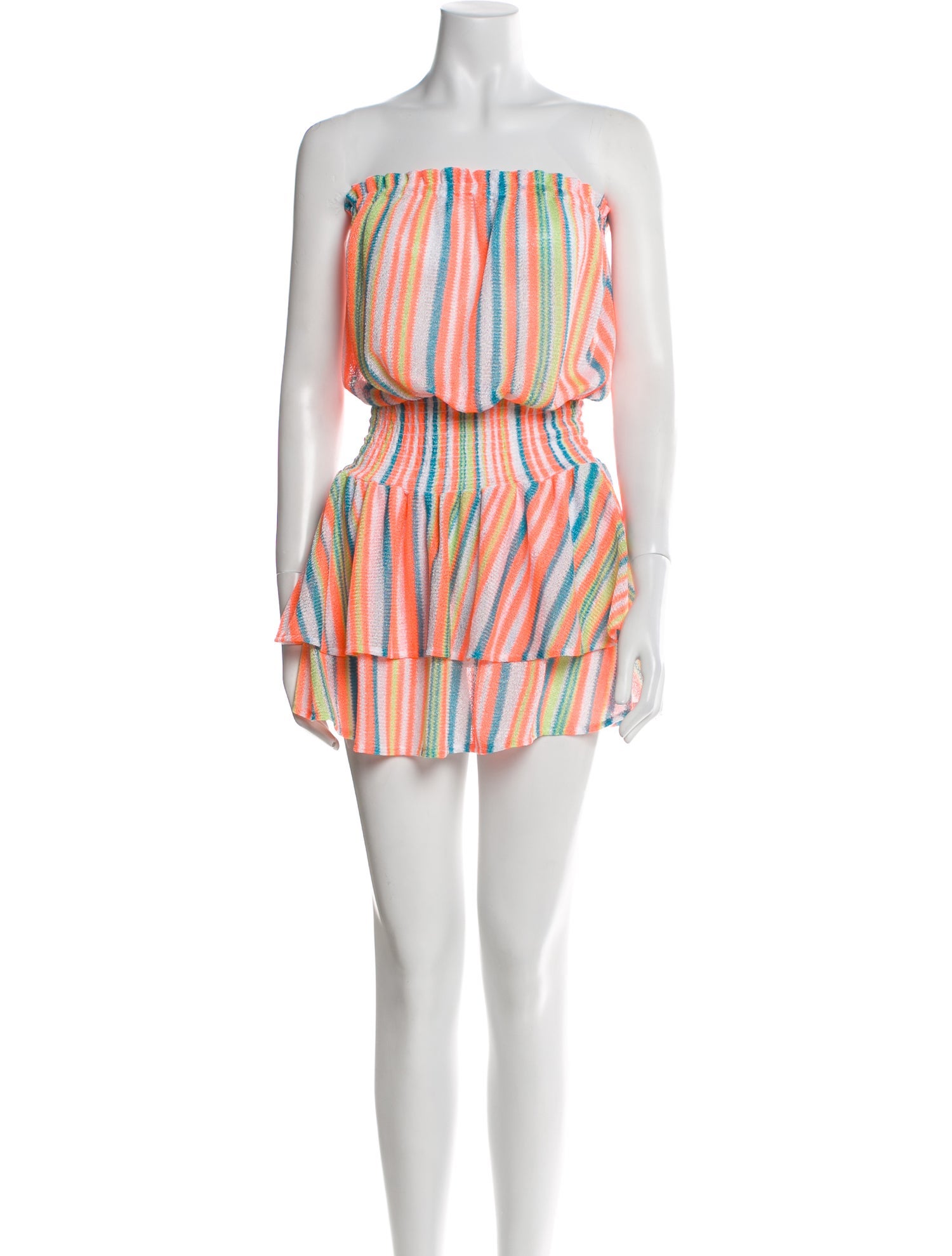 Ramy Brook Striped Mini Dress