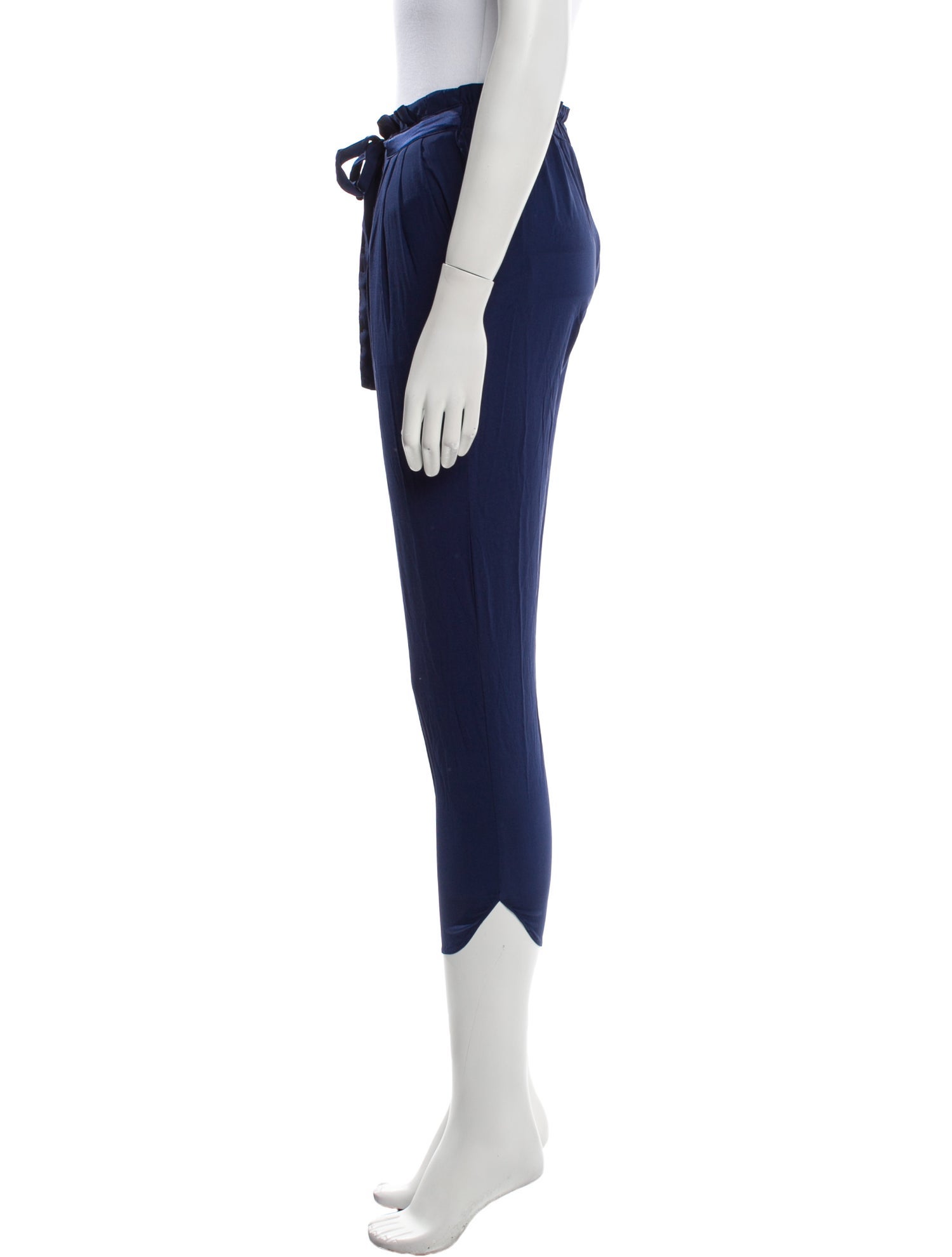 Ramy Brook Silk Skinny Leg Pants