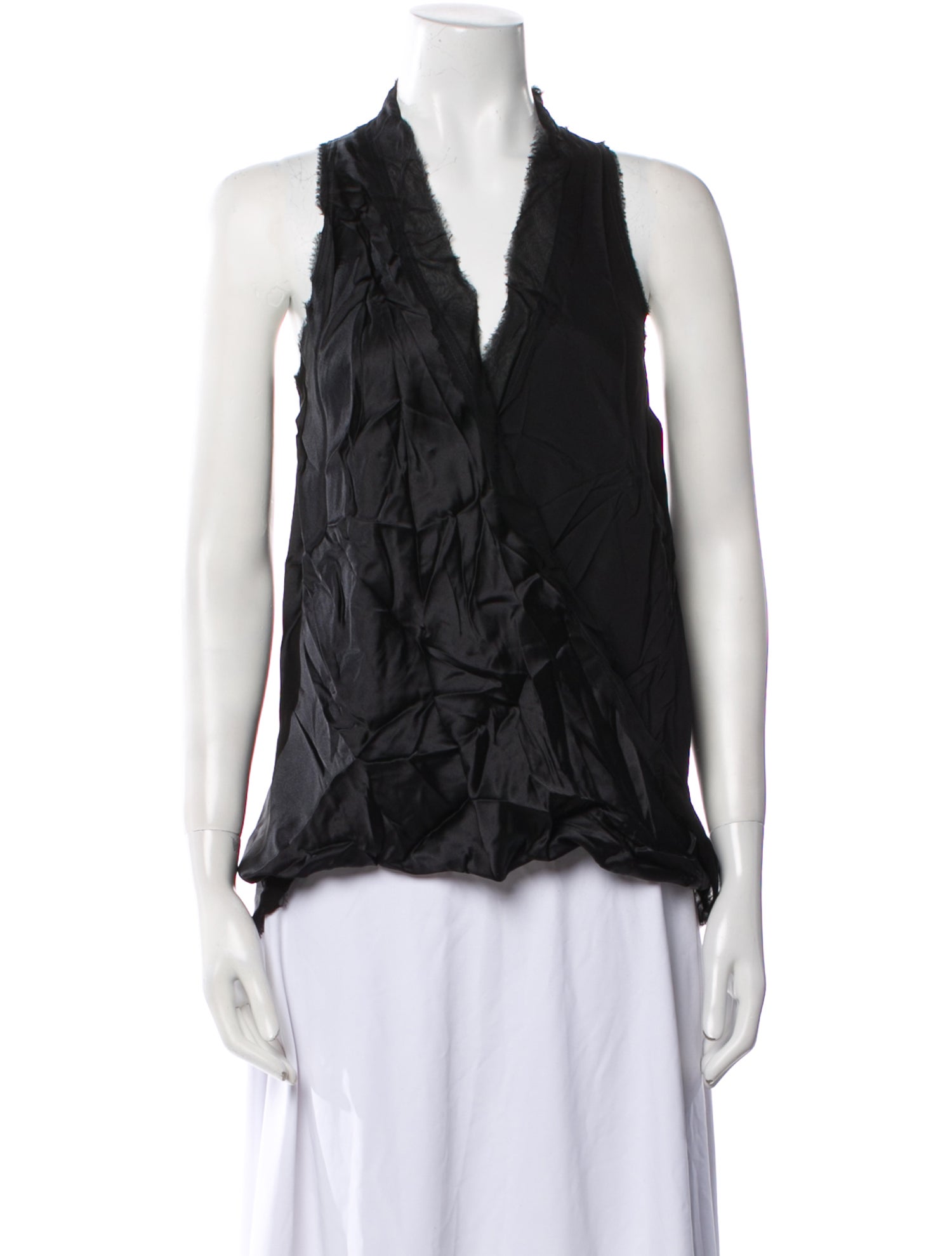 Ramy Brook Silk V-Neck Blouse