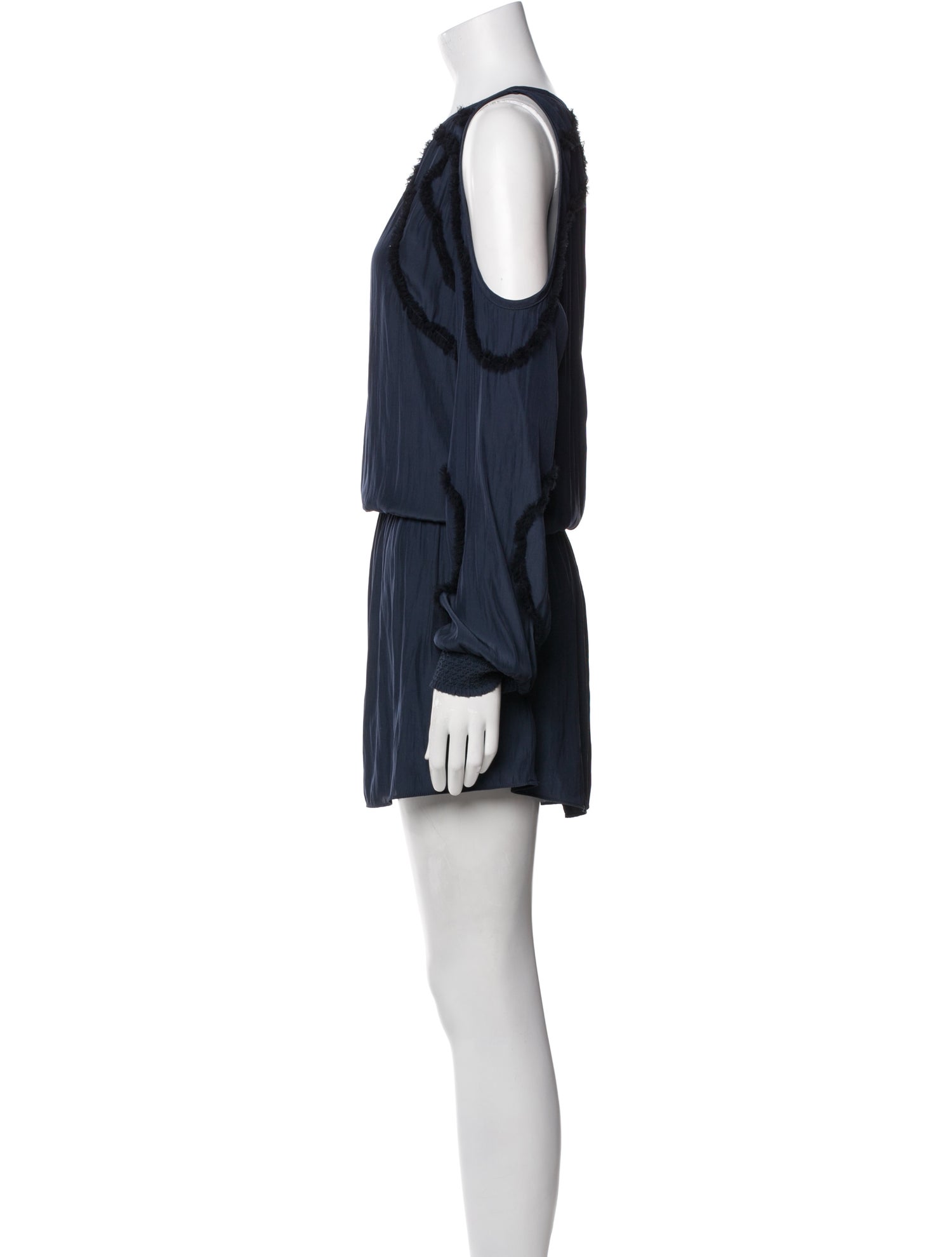 Ramy Brook Crew Neck Knee-Length Dress
