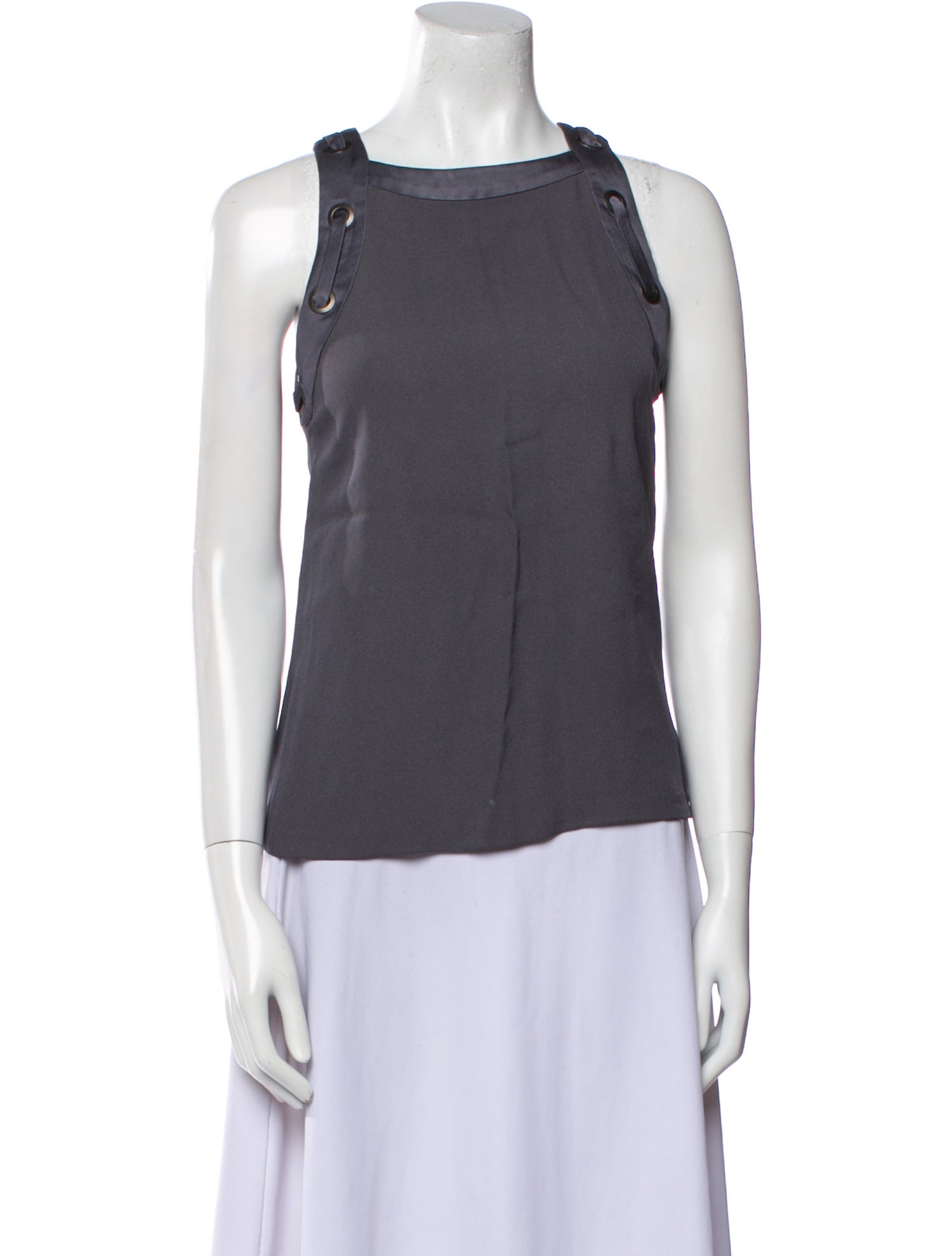 Ramy Brook Square Neckline Sleeveless Top