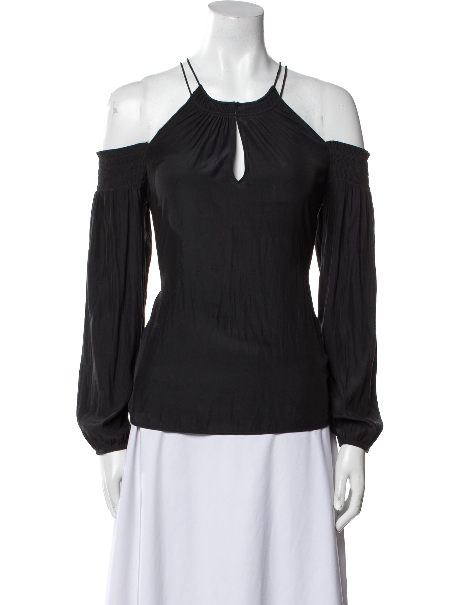 Ramy Brook Off-The-Shoulder Long Sleeve Blouse