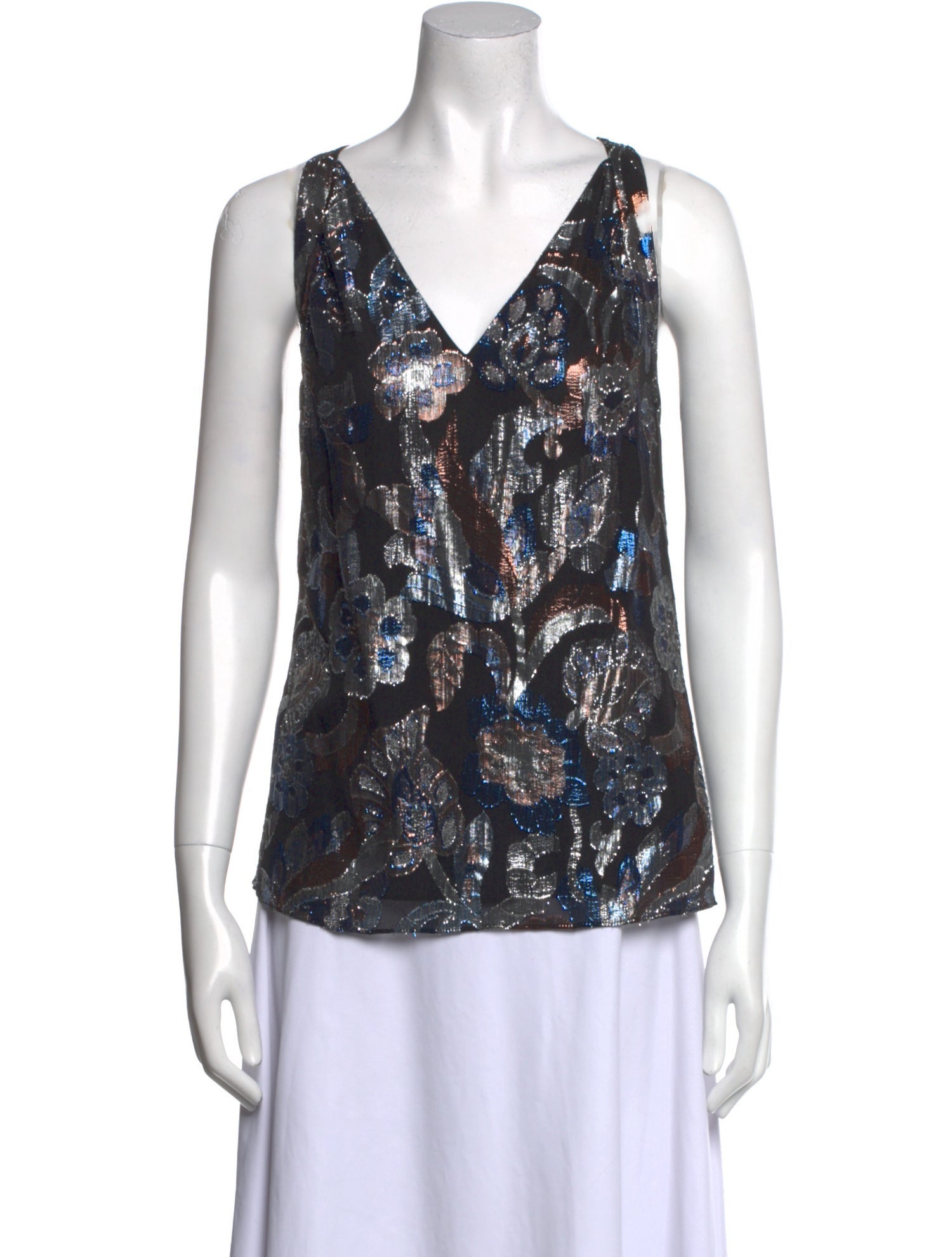 Ramy Brook Silk Printed Top