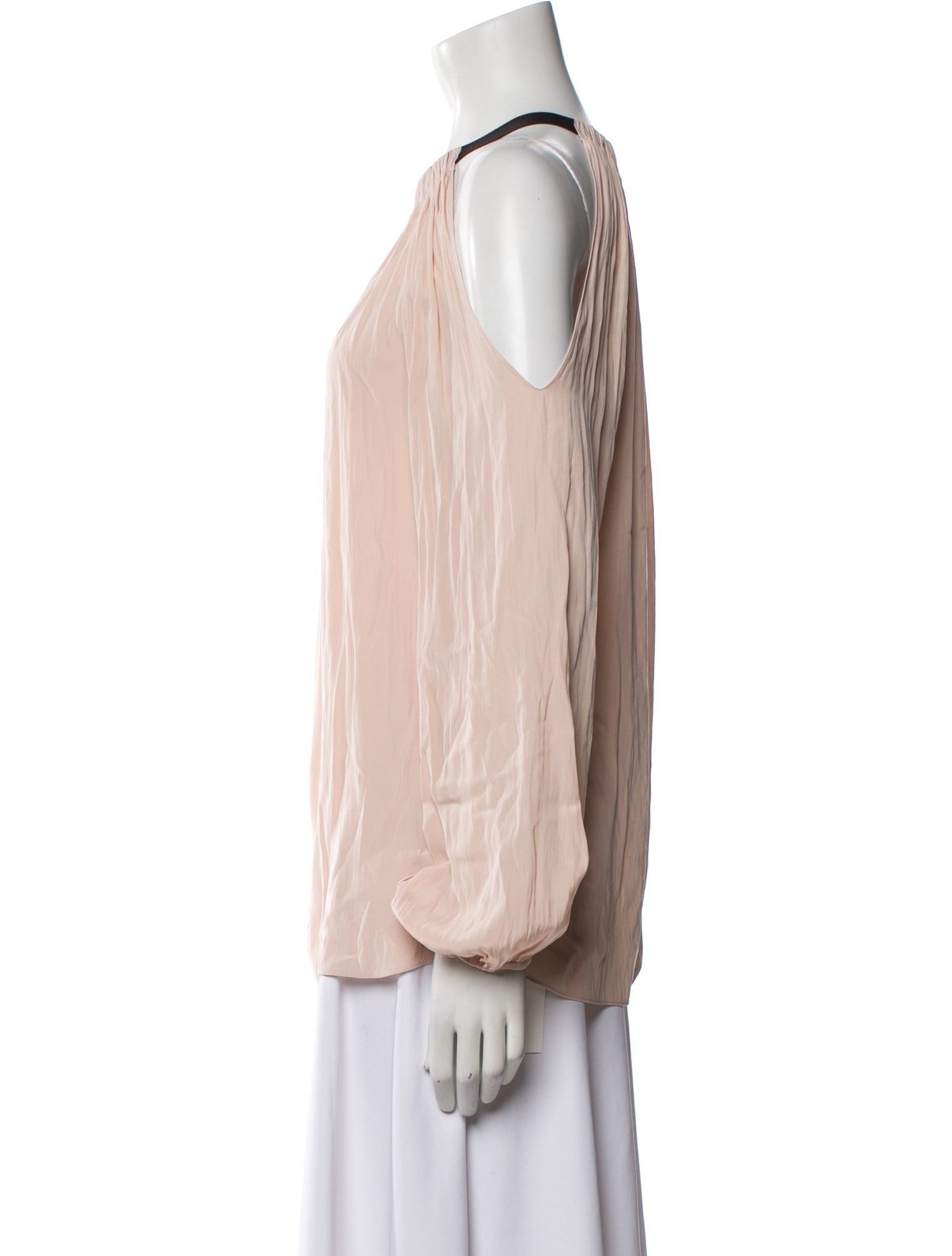 Ramy Brook Halterneck Long Sleeve Blouse