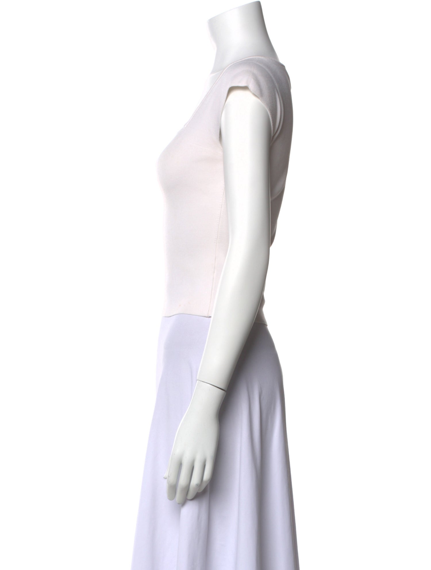 Ramy Brook Square Neckline Sleeveless Crop Top