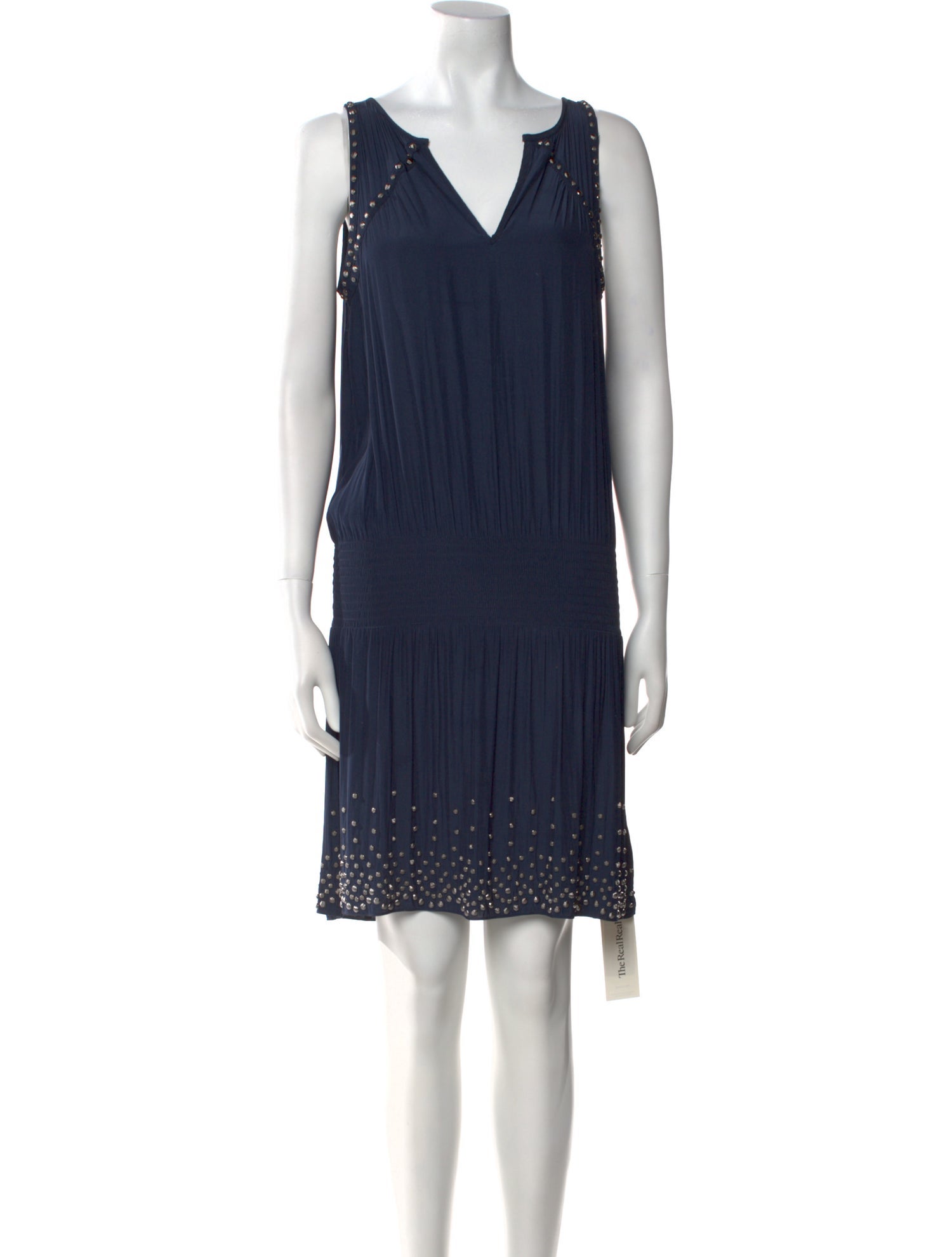 Ramy Brook V-Neck Knee-Length Dress