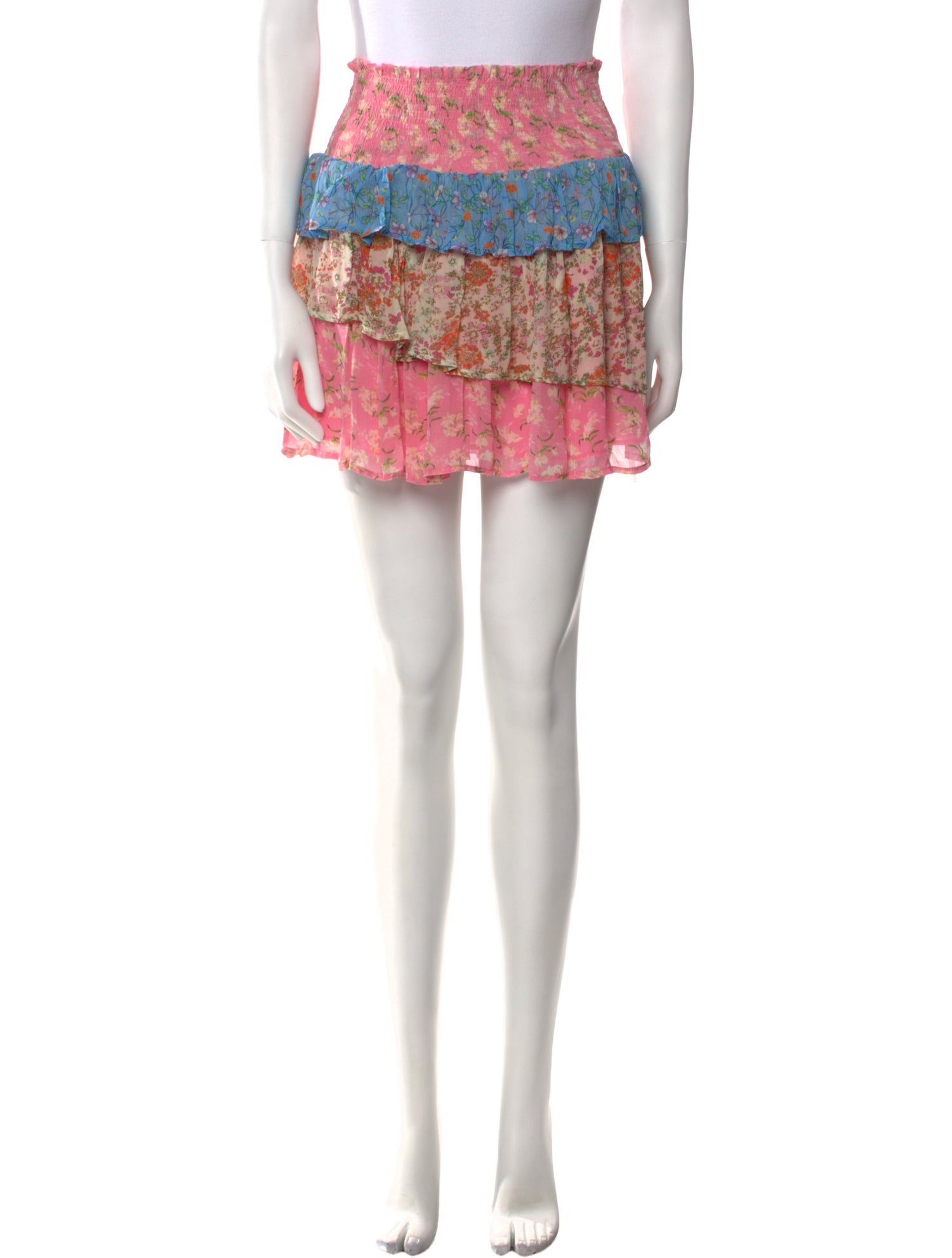 Ramy Brook Floral Print Mini Skirt w/ Tags
