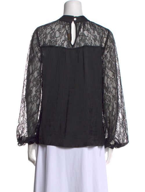 Ramy Brook Mock Neck Long Sleeve Blouse