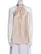 Ramy Brook Silk Mock Neck Blouse