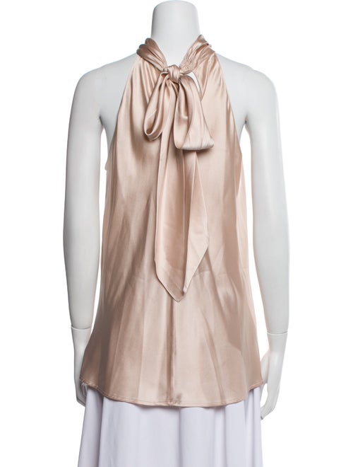 Ramy Brook Silk Mock Neck Blouse