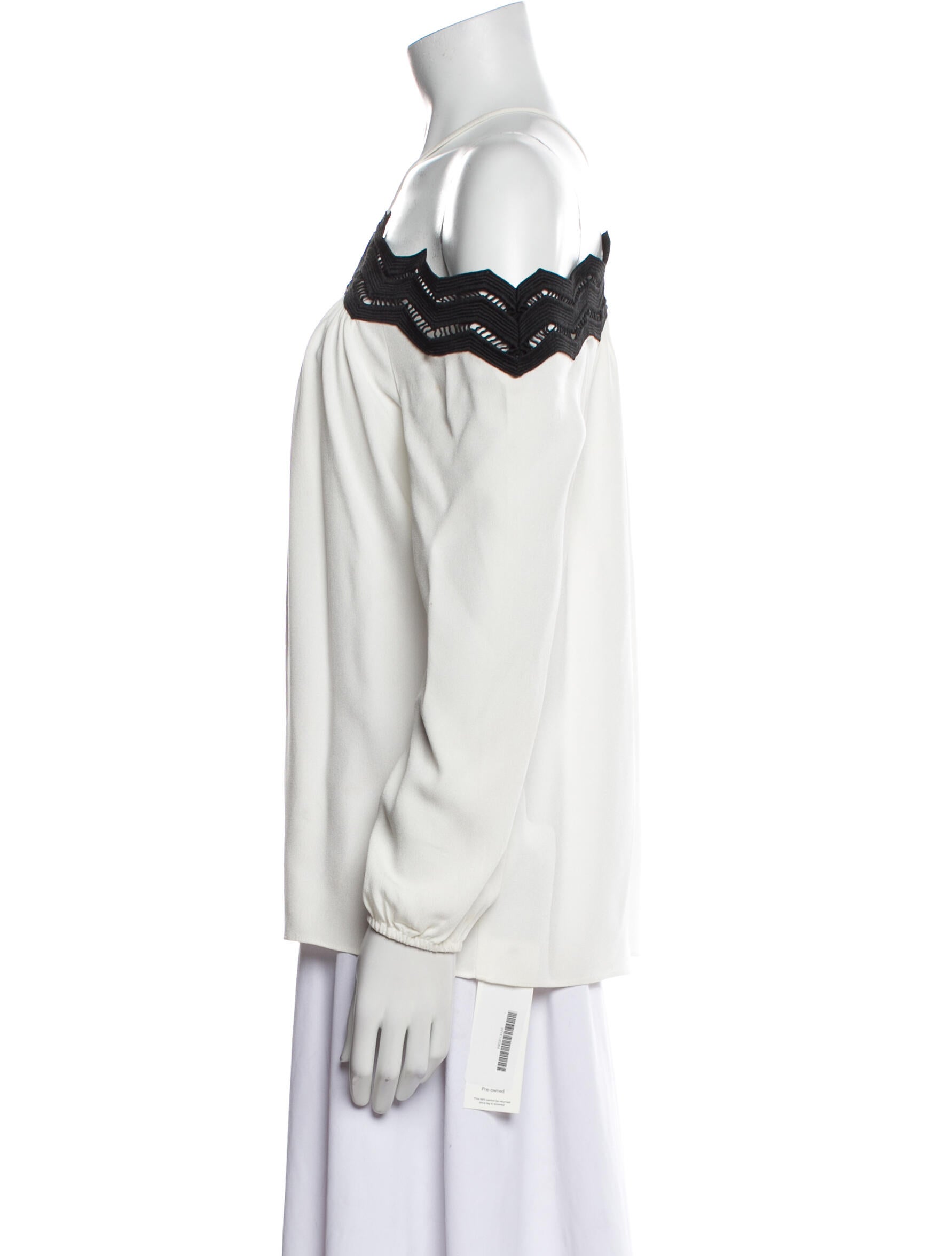 Ramy Brook Off-The-Shoulder Long Sleeve Blouse