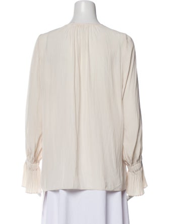 Ramy Brook V-Neck Long Sleeve Blouse