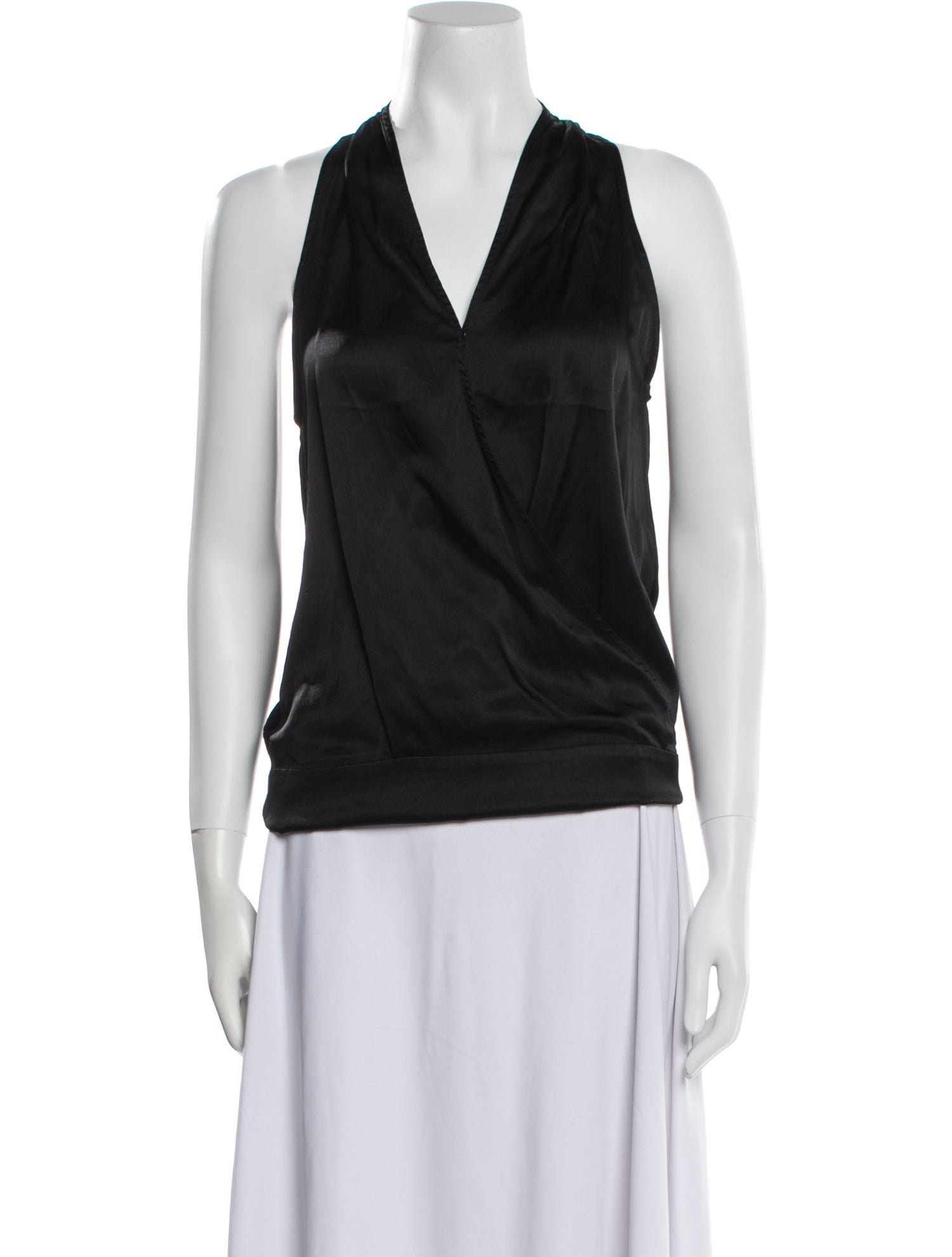 Ramy Brook Silk V-Neck Top