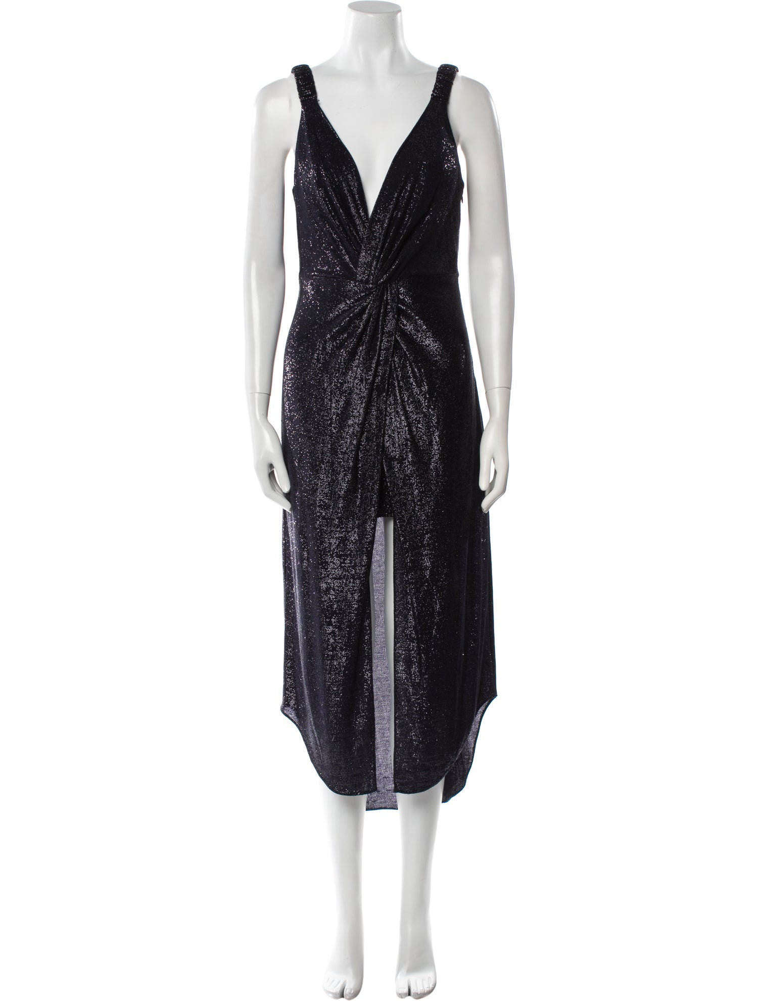 Ramy Brook V-Neck Midi Length Dress