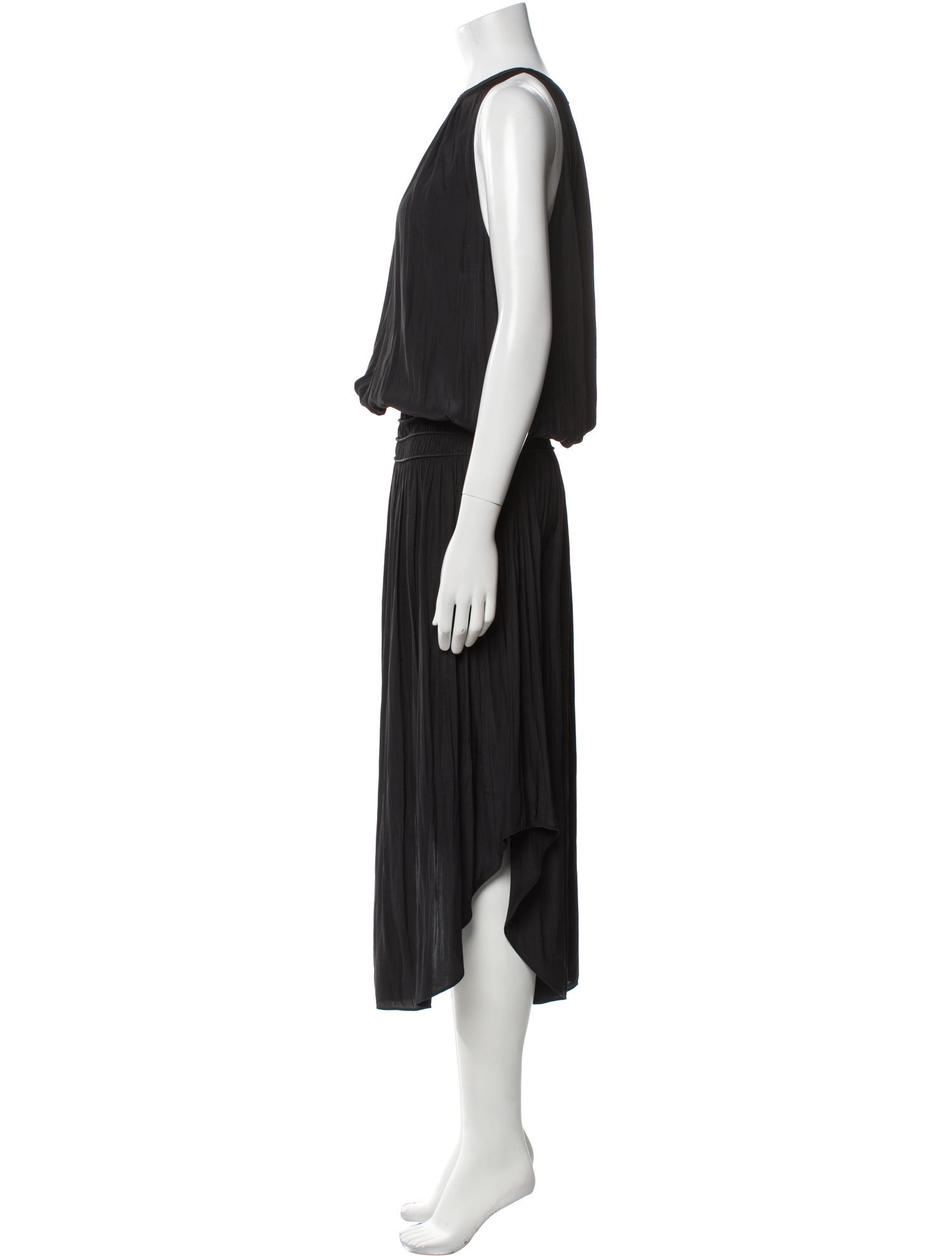 Ramy Brook Crew Neck Long Dress