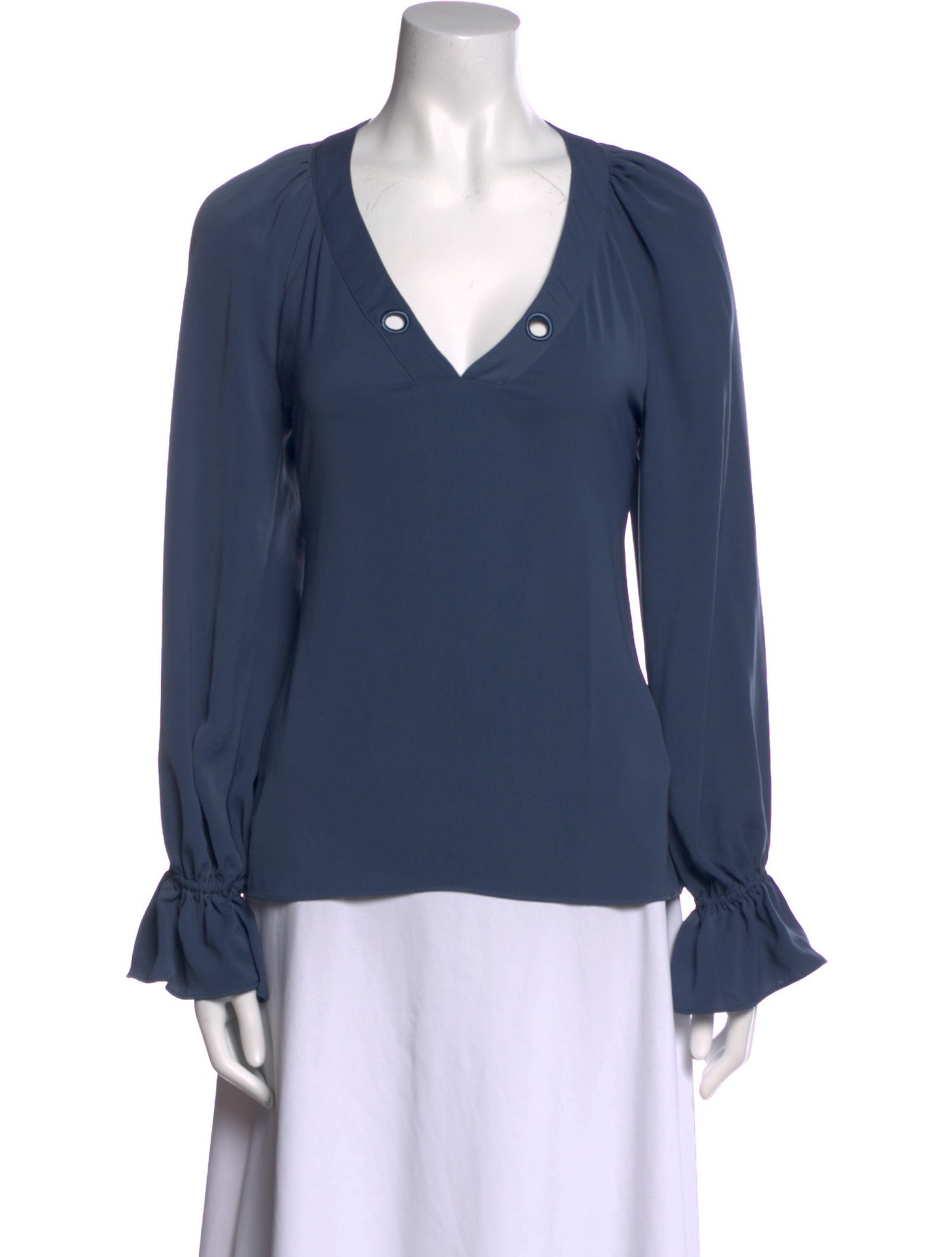 Ramy Brook V-Neck Long Sleeve Blouse