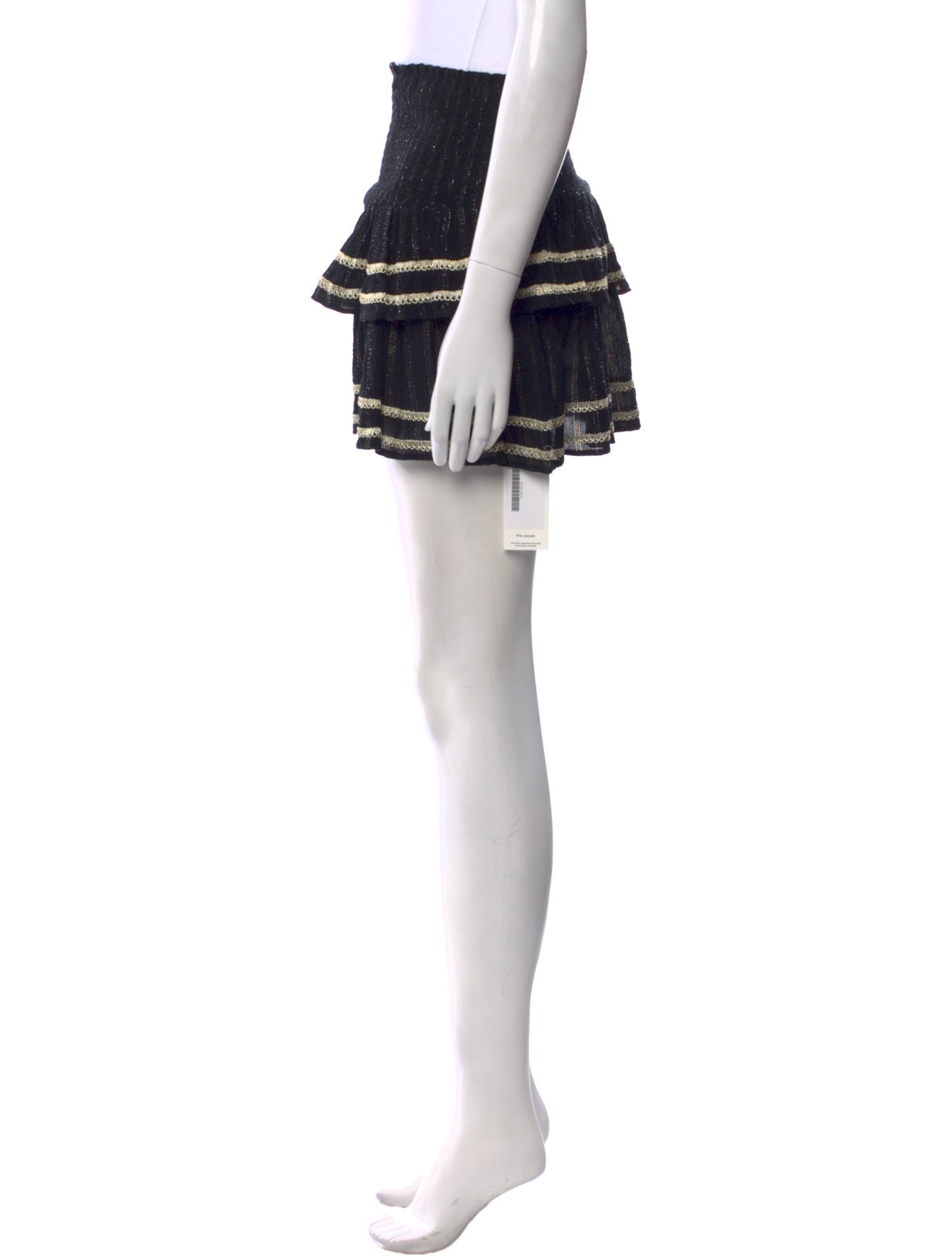 Ramy Brook Striped Mini Skirt