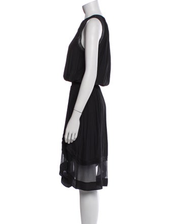 Ramy Brook Crew Neck Knee-Length Dress