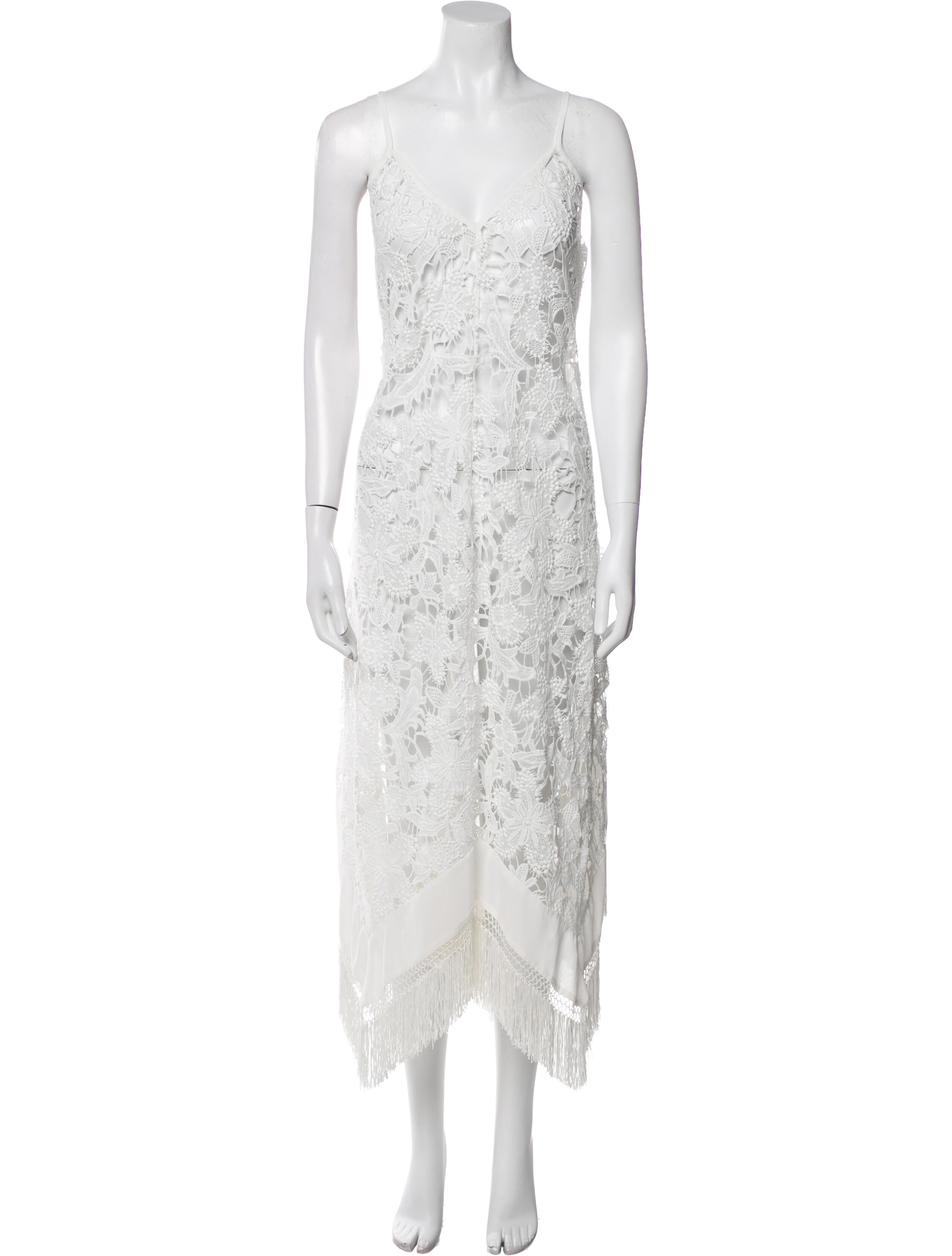 Ramy Brook Lace Pattern Long Dress