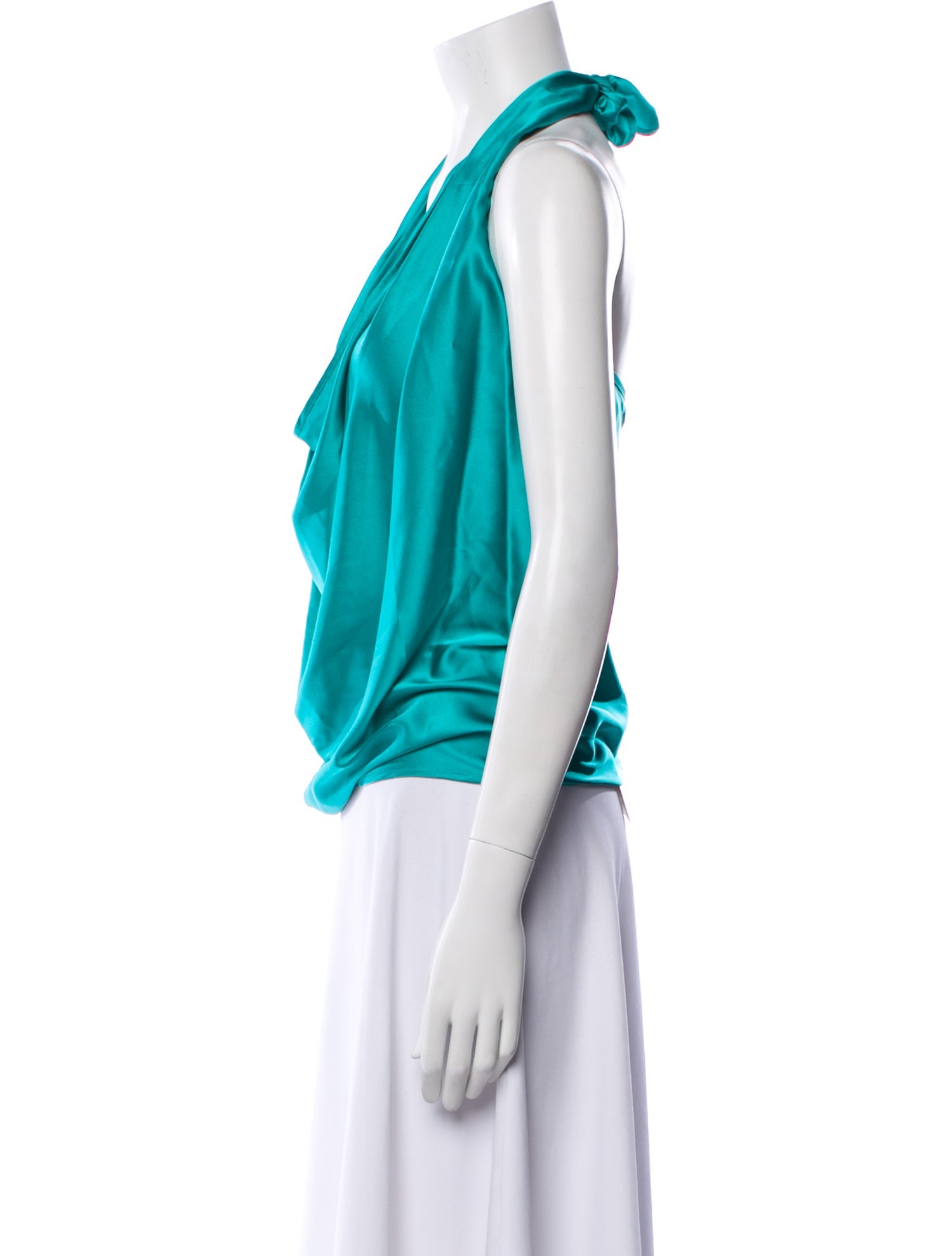 Ramy Brook Silk Cowl Neck Top w/ Tags